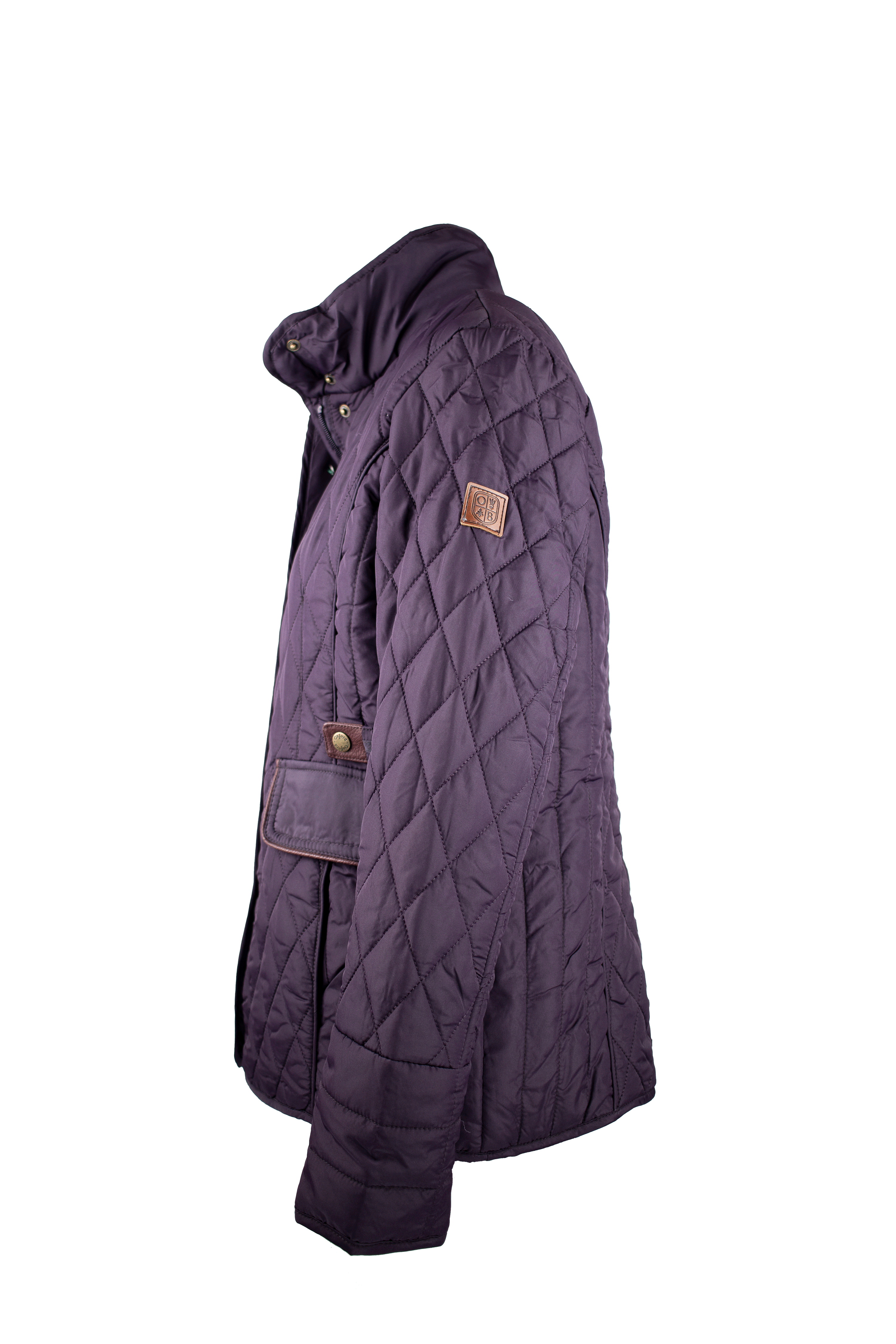 LJ002 - Ladies Maya Quilted Jacket - PLUM