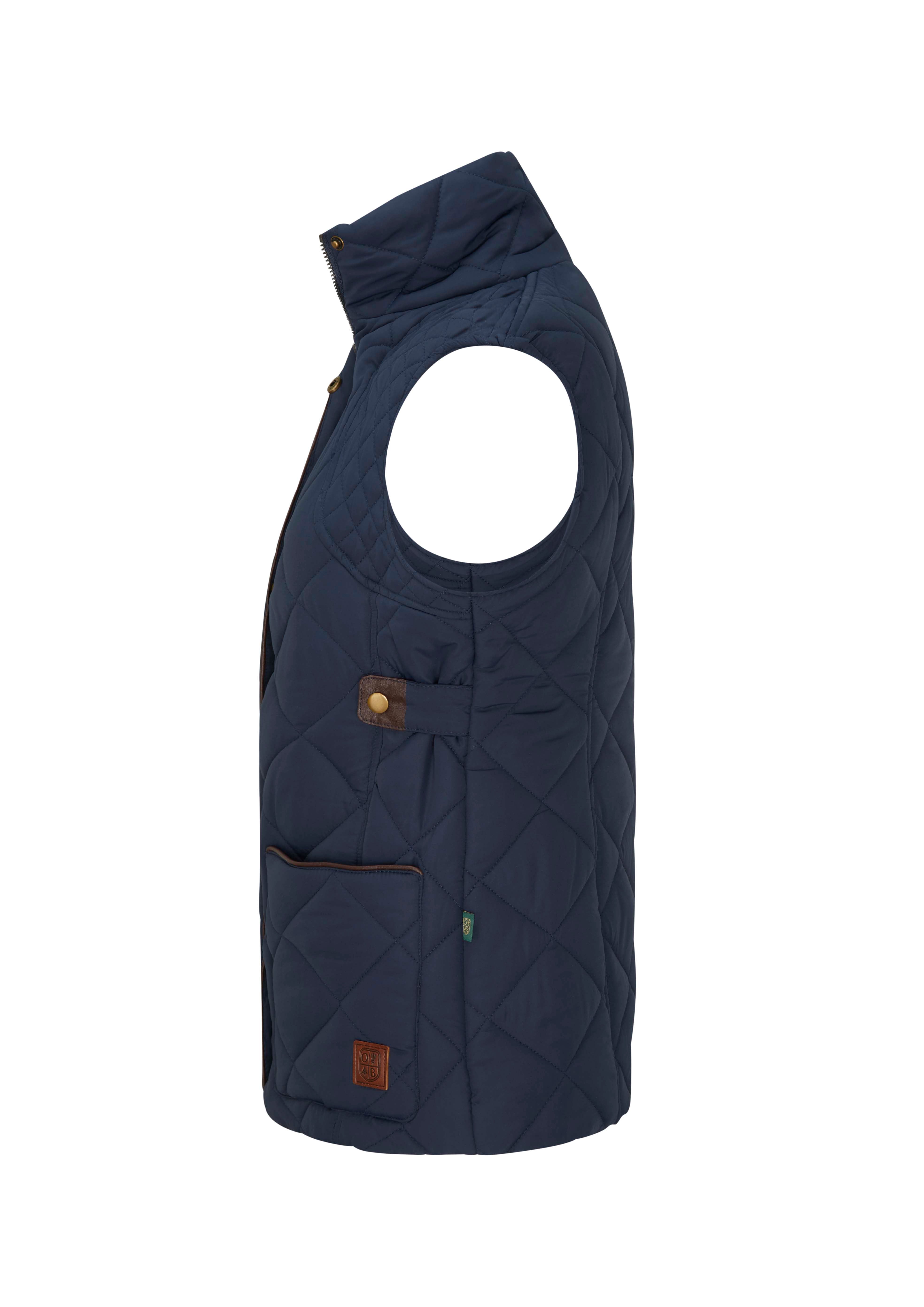 LJ003- Ladies Clare Quilted Gilet - NAVY - Oxford Blue