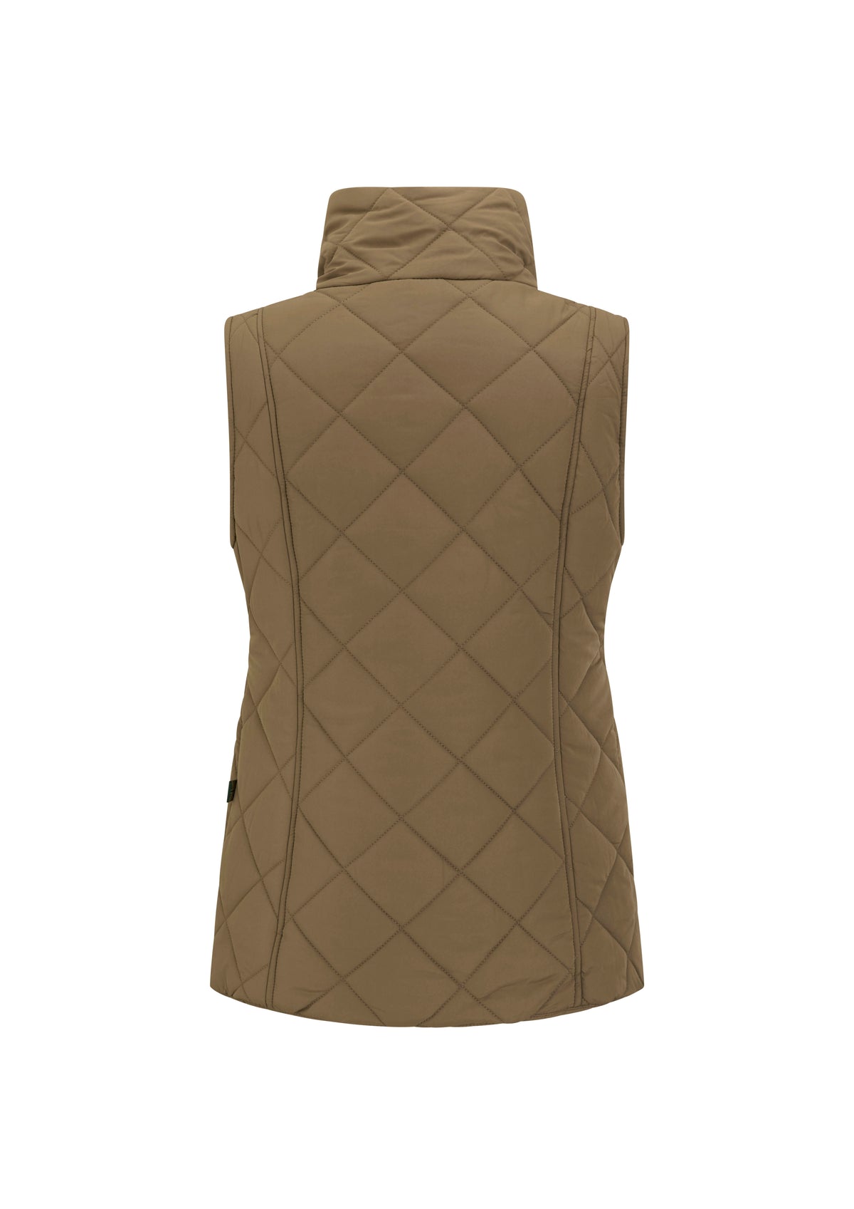 LJ003- Ladies Clare Quilted Gilet - TAUPE - Oxford Blue