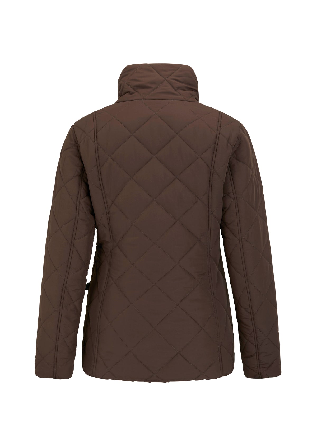 LJ004- Ladies Clare Quilted Jacket - BROWN - Oxford Blue