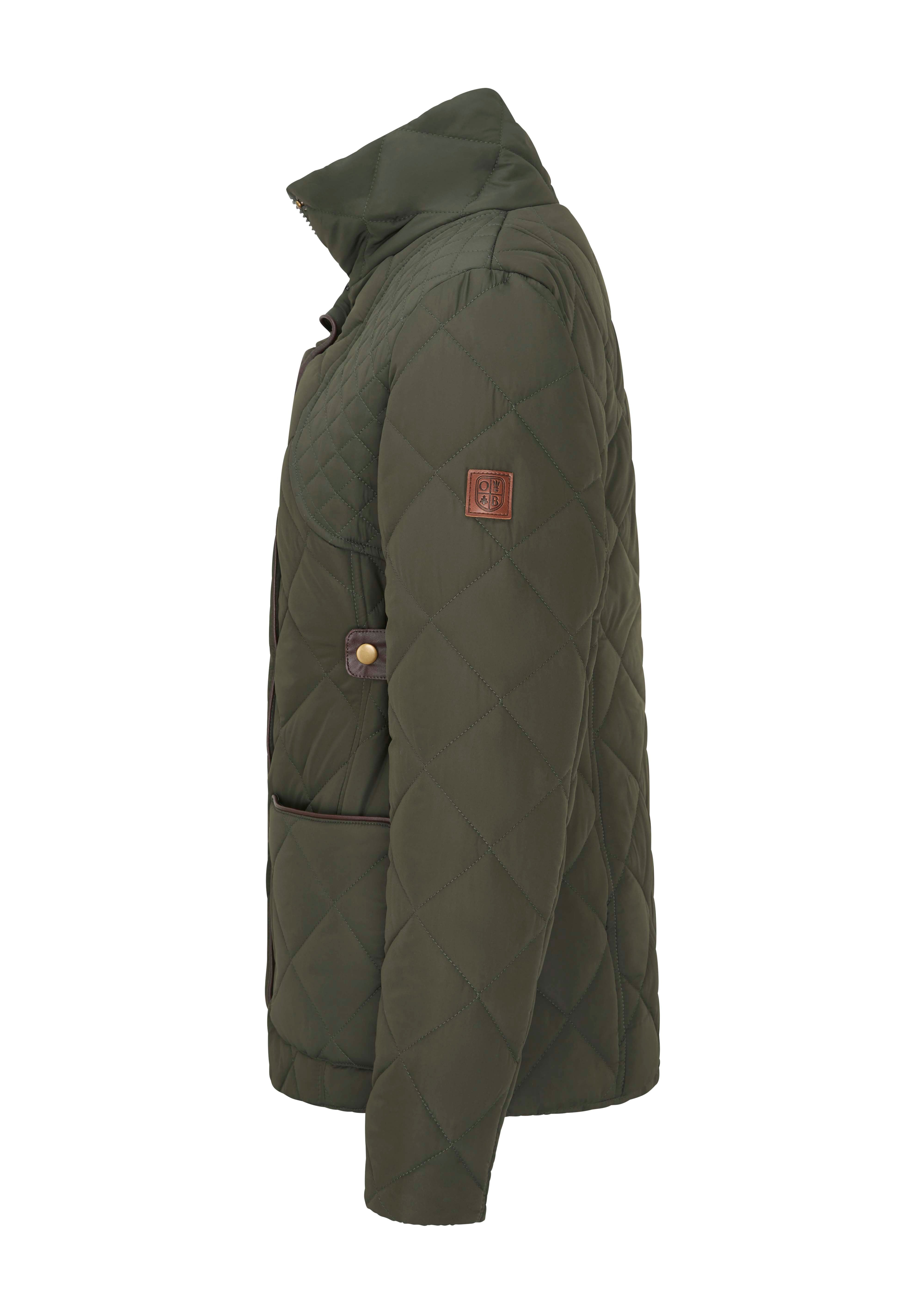 LJ004- Ladies Clare Quilted Jacket - GREEN - Oxford Blue