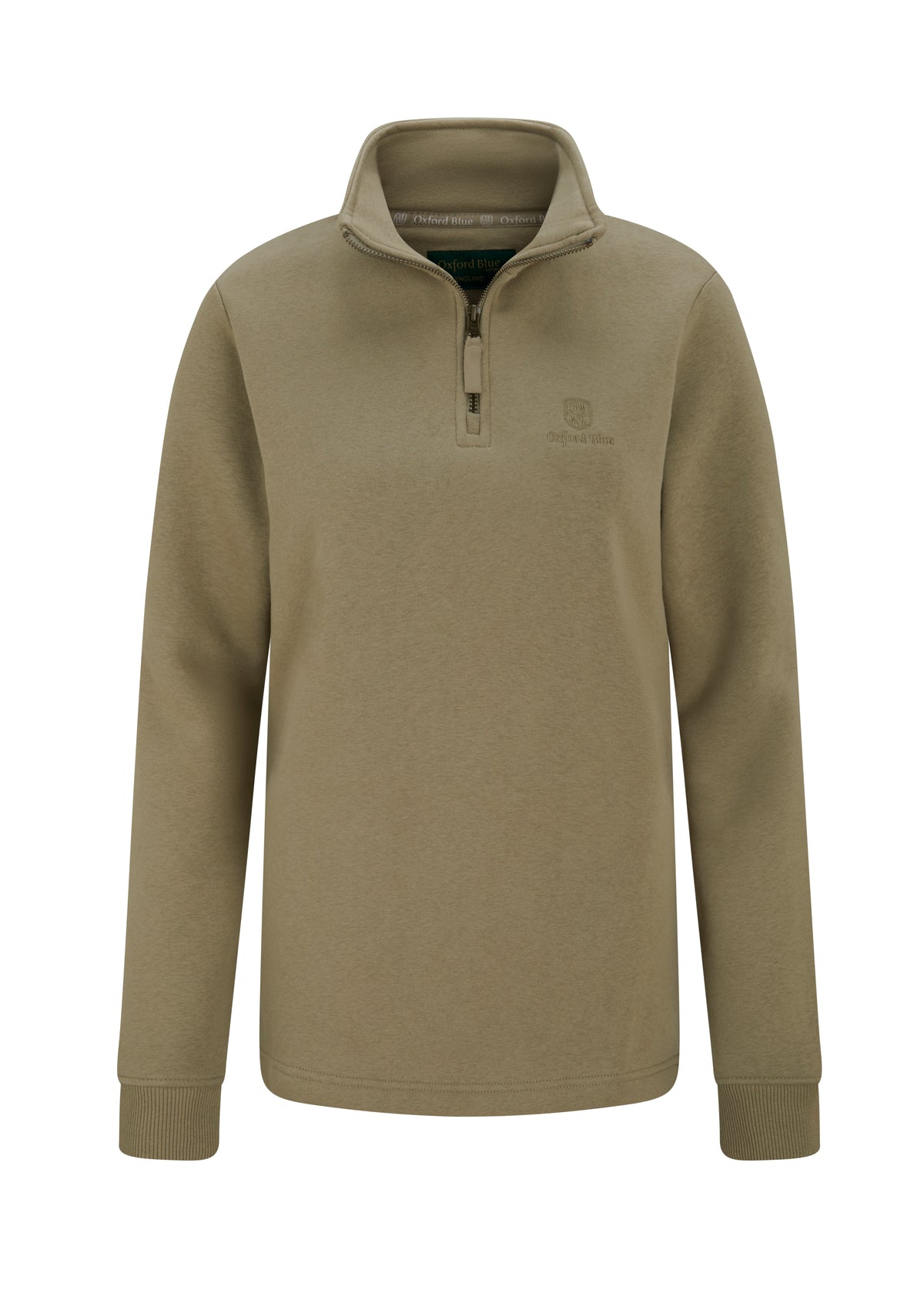 LSS04 - Ladies Ayr Sweatshirt - Olive - Oxford Blue