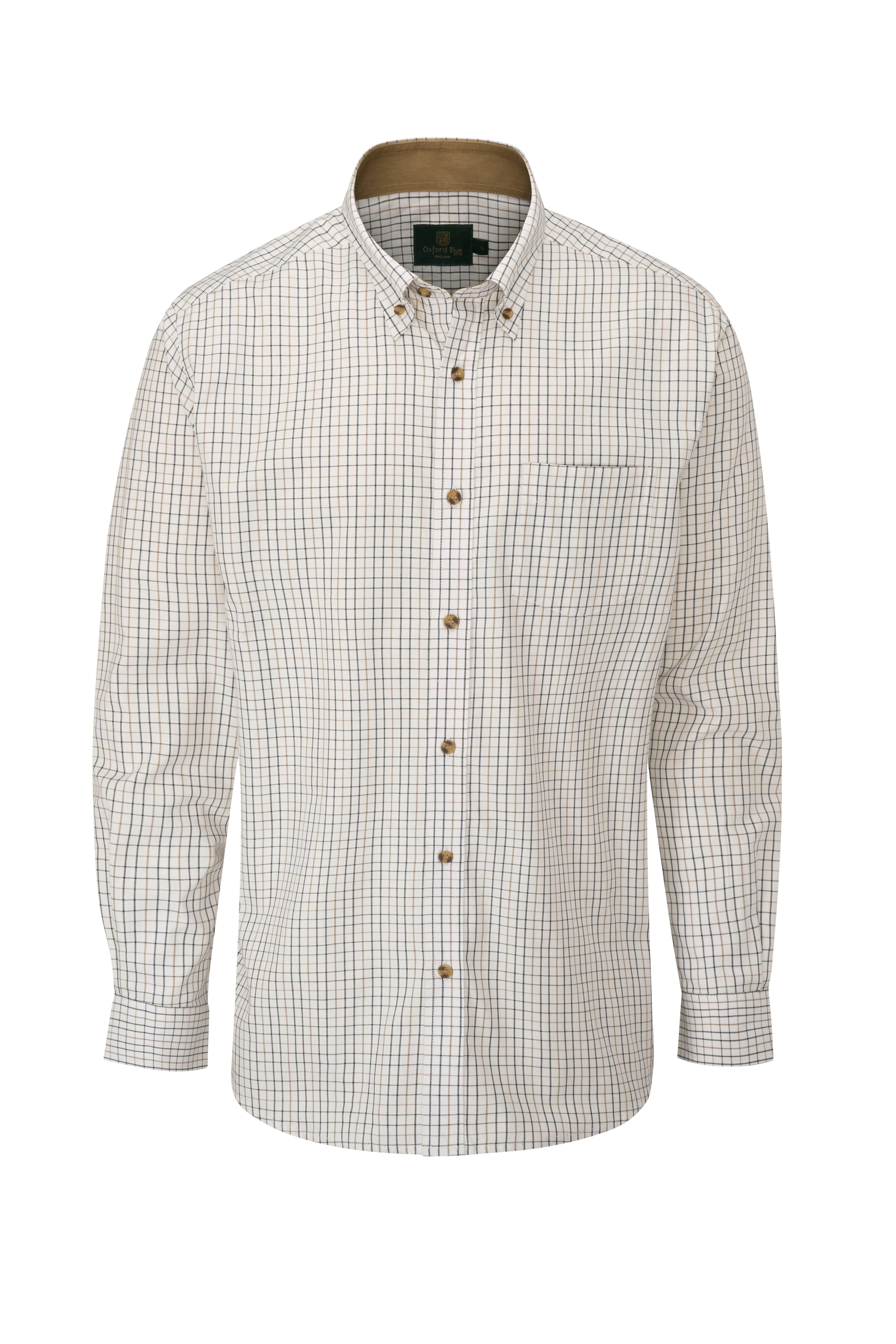 MCS206 - Men's Essen Check Shirt - Oxford Blue