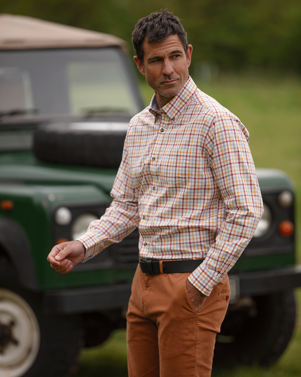 MCS207 - Men's Arlon Check Shirt - Oxford Blue