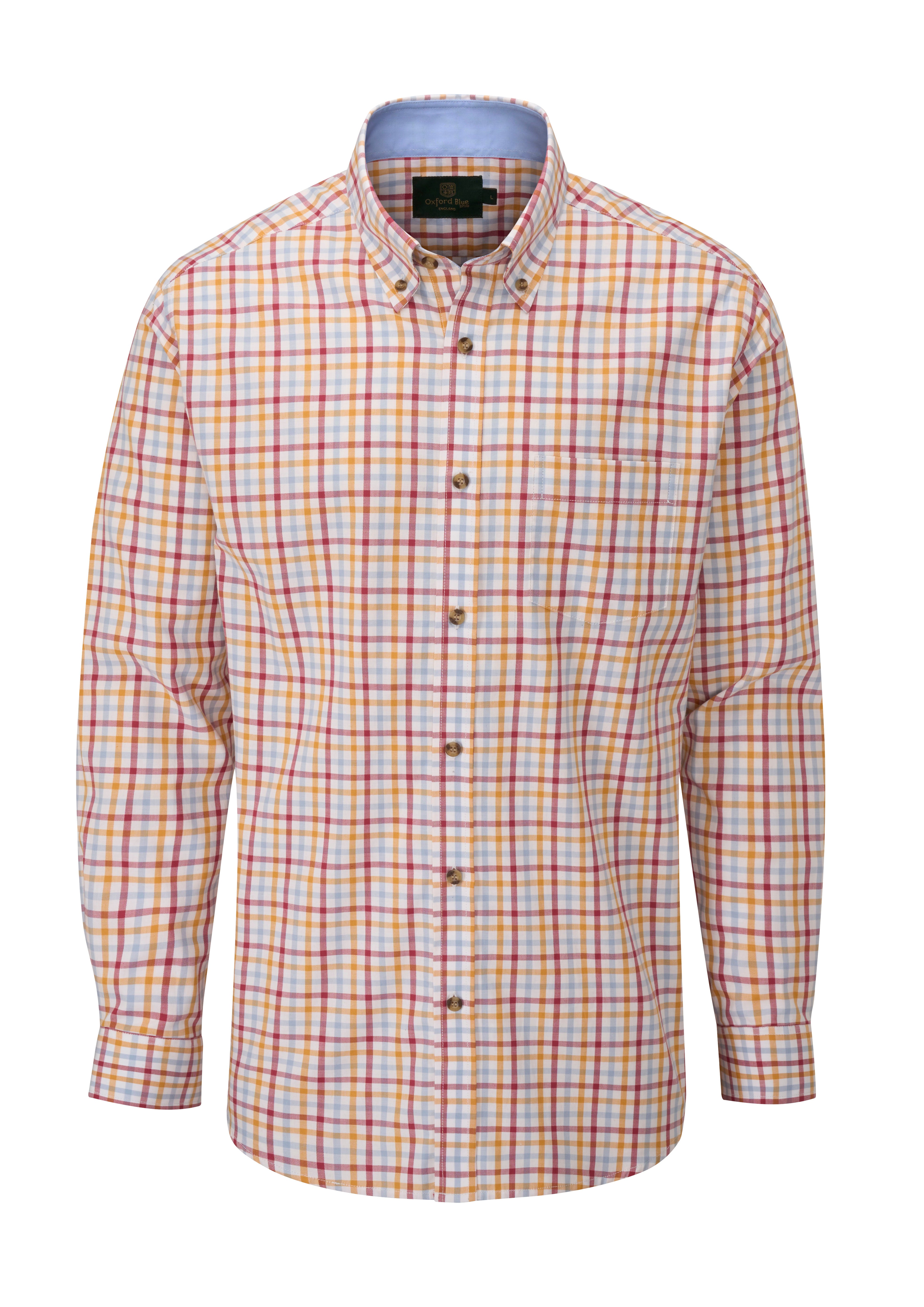 MCS207 - Men's Arlon Check Shirt - Oxford Blue