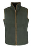 MF102 - Men's Fleece Gilet - GREEN - Oxford Blue