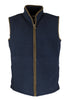 MF102 - Men's Fleece Gilet - NAVY - Oxford Blue