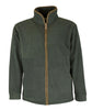 MF103 - Mens Full Zip Fleece - GREEN - Oxford Blue