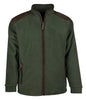 MF106 - Mens Padded Fleece Jacket - GREEN - Oxford Blue