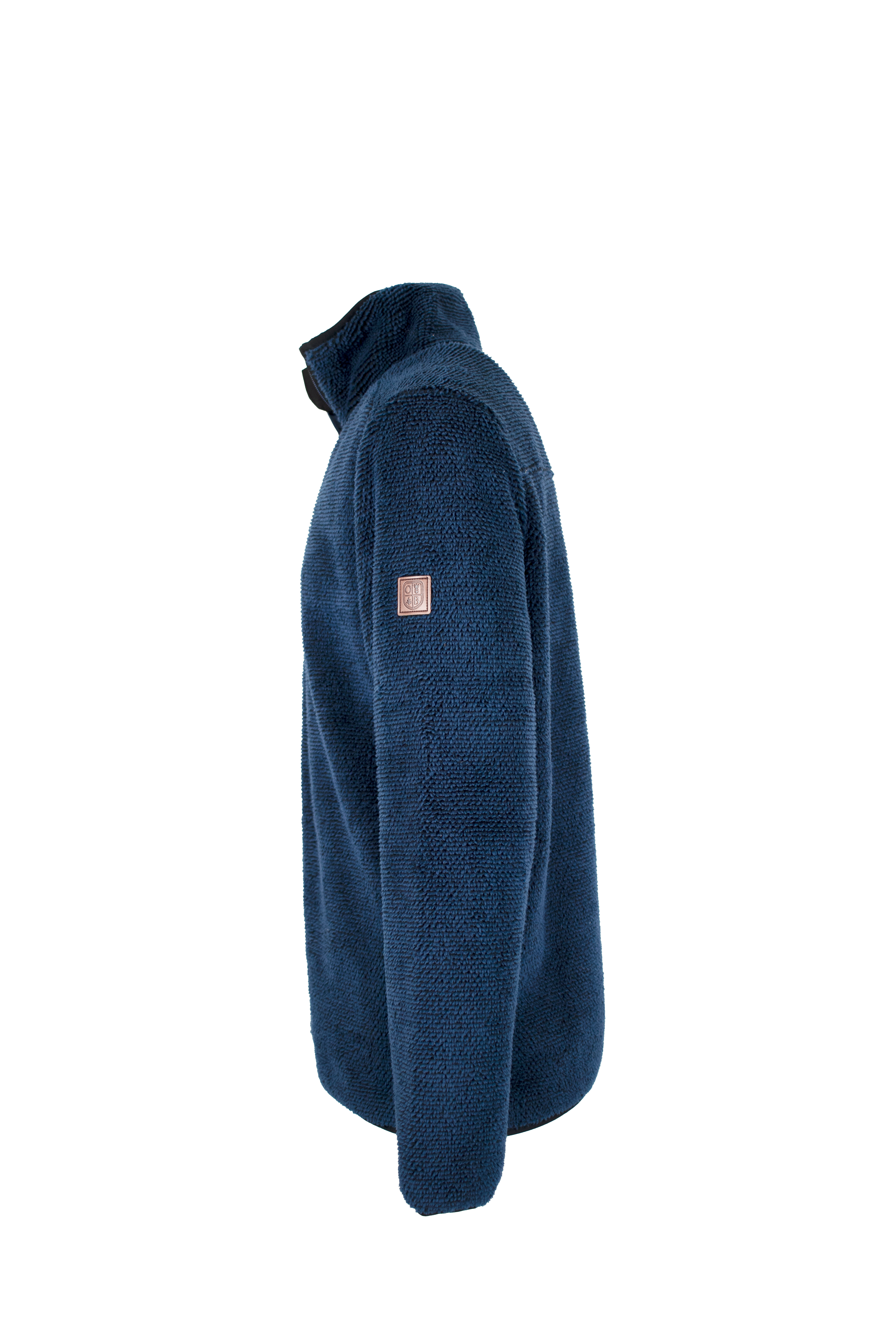 MF107 - Men's Fleck Quarter Zip Fleece - NAVY - Oxford Blue