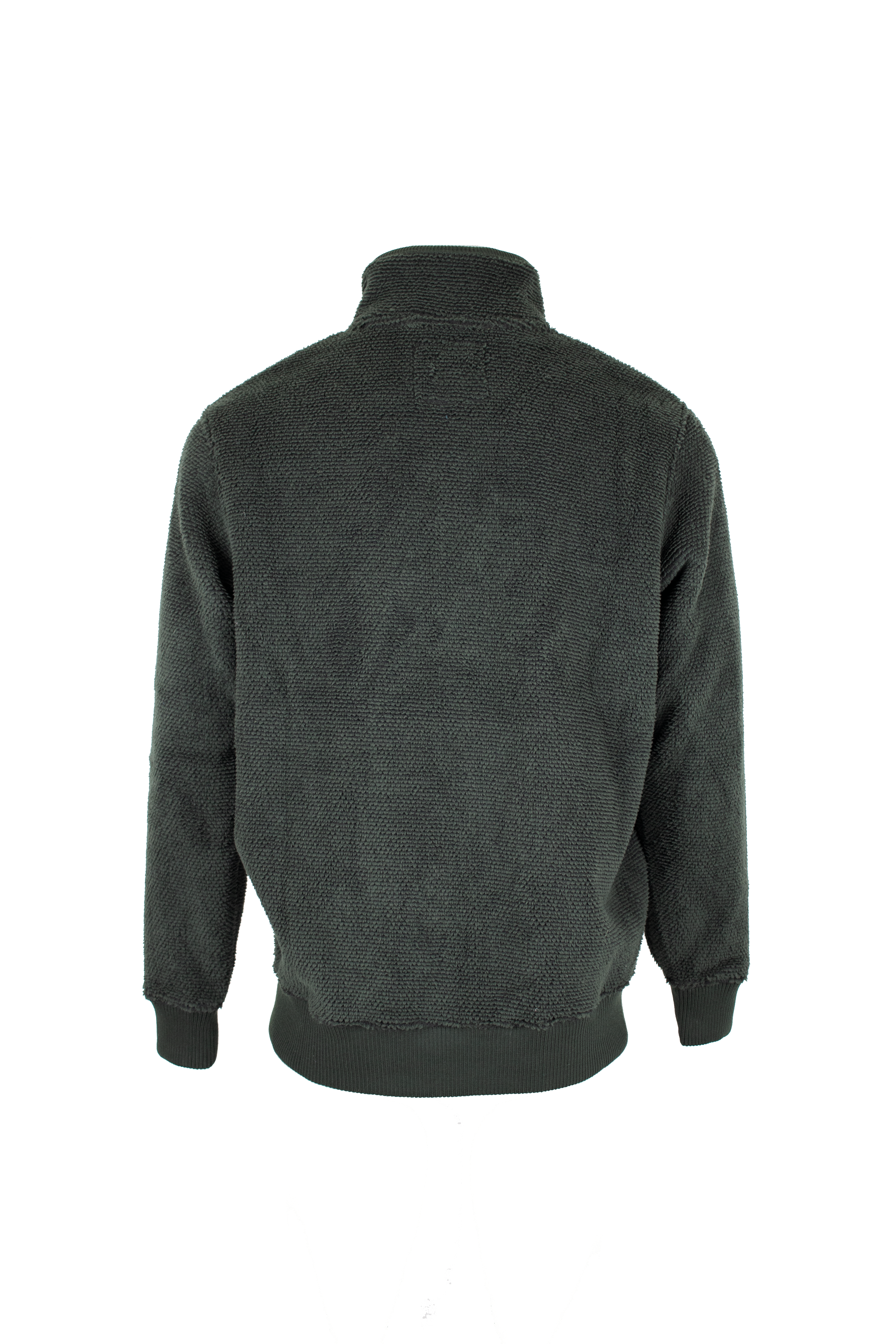 MF108 - Men's Fleck Fleece - GREEN - Oxford Blue