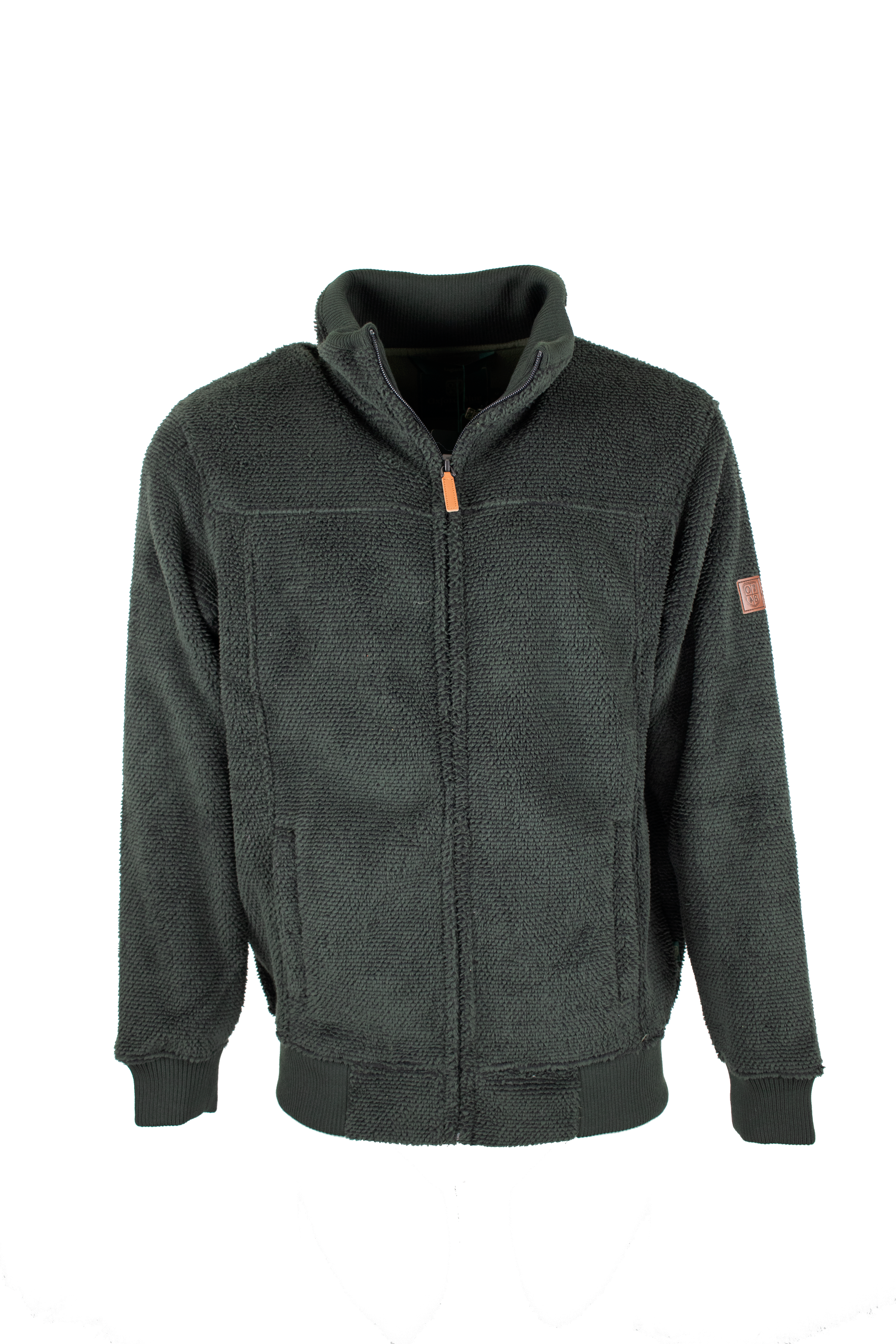 MF108 - Men's Fleck Fleece - GREEN - Oxford Blue