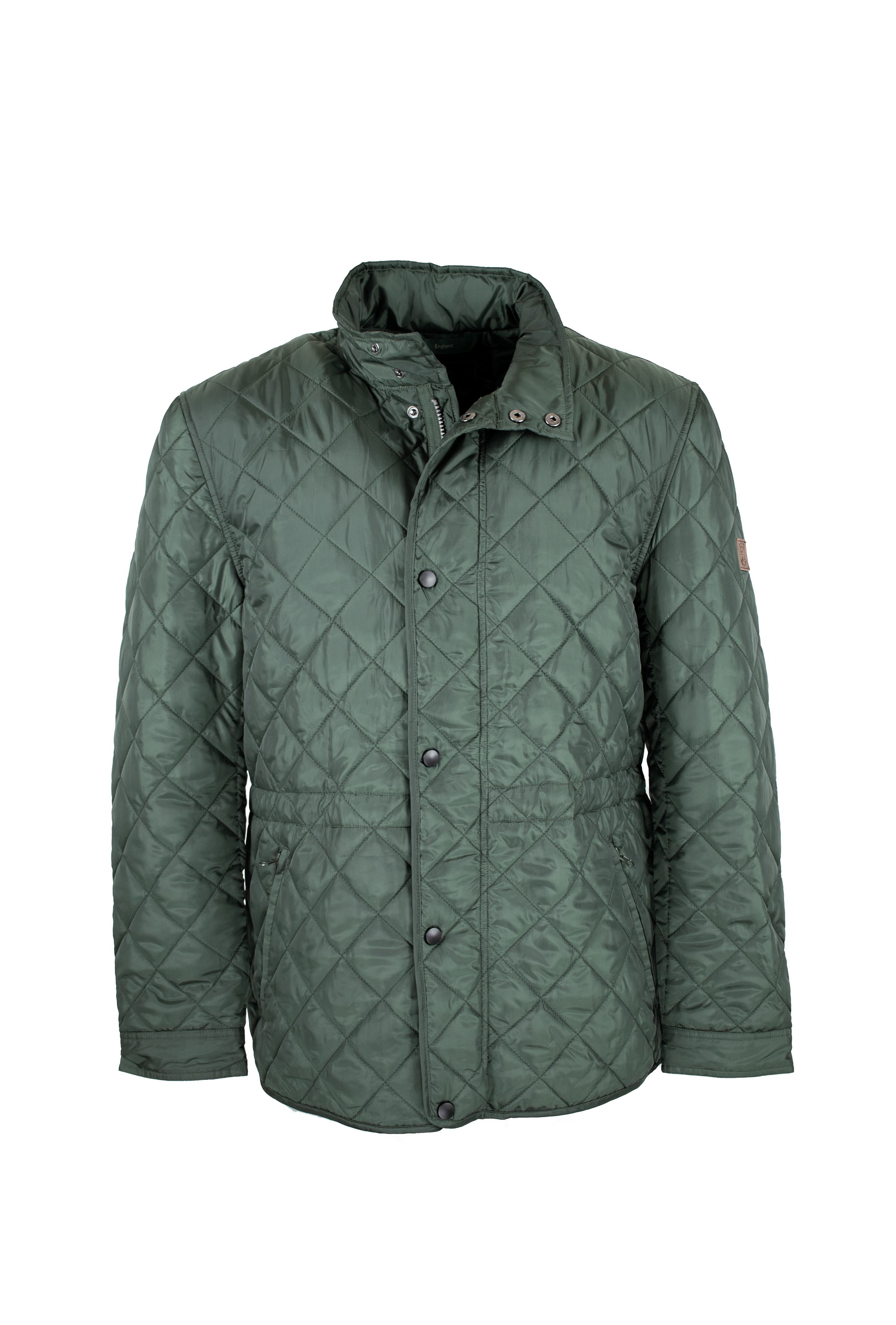 MJ002 - Men's Leiden Quilted Jacket - GREEN - Oxford Blue