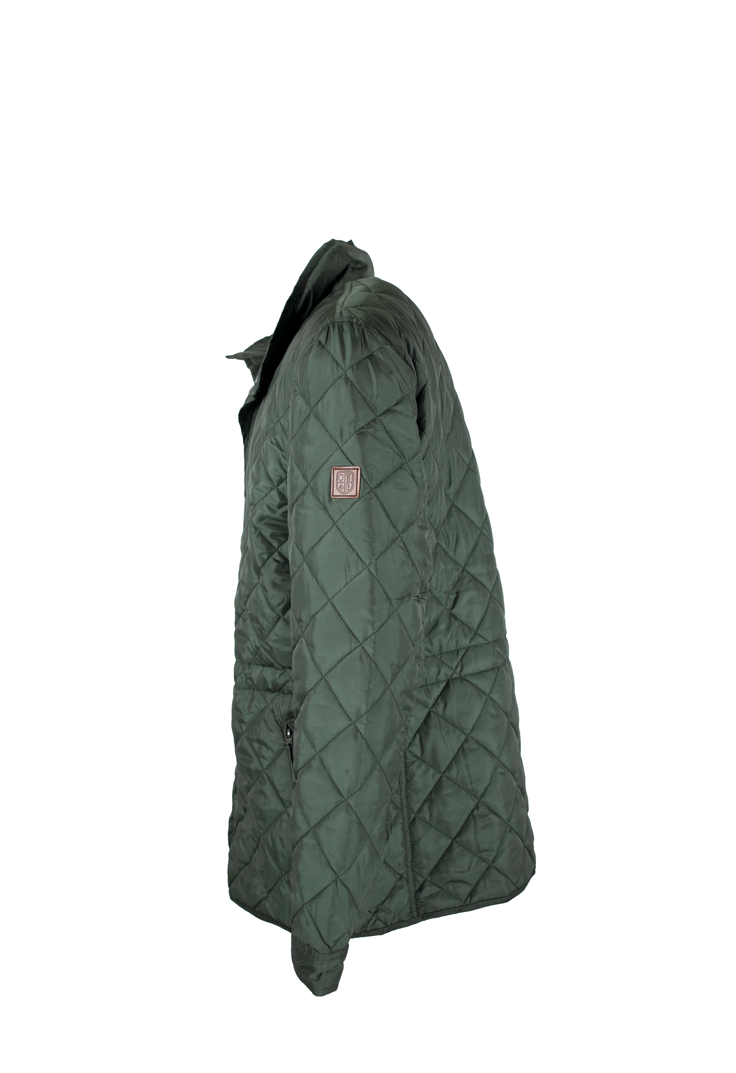 MJ002 - Men's Leiden Quilted Jacket - GREEN - Oxford Blue