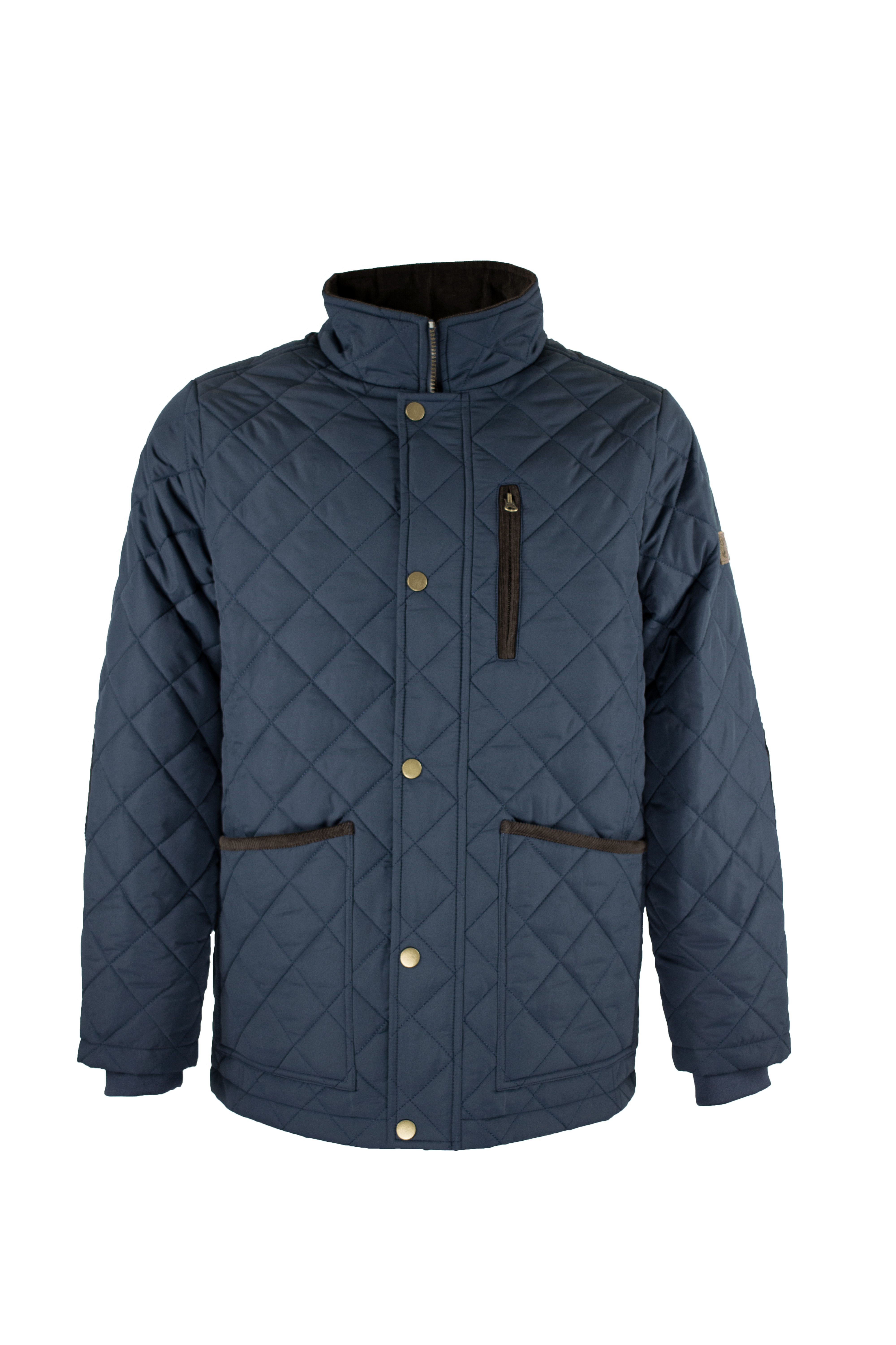 MJ003 - Men's Aron Quilted Jacket - NAVY