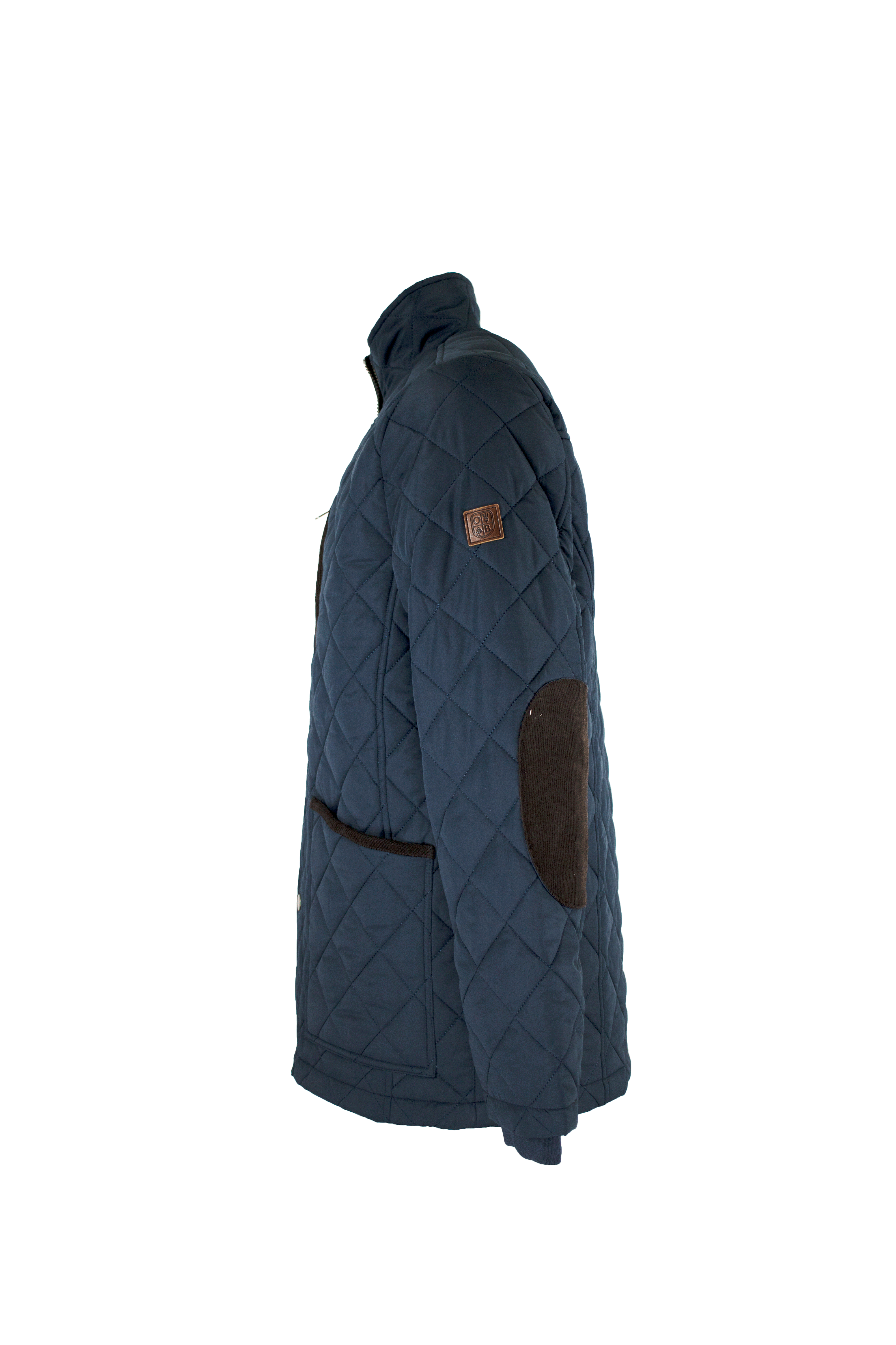 MJ003 - Men's Aron Quilted Jacket - NAVY