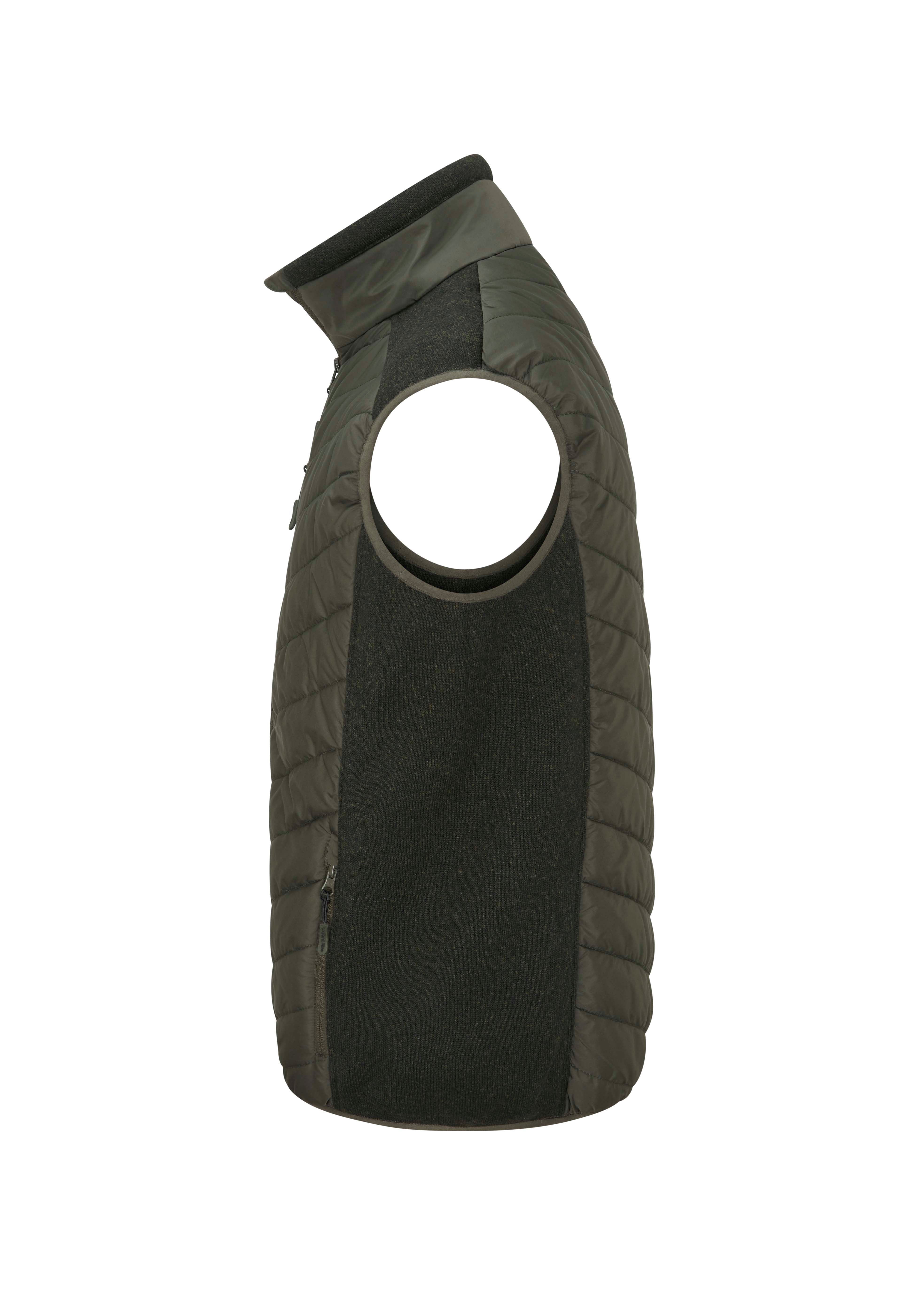 MJ006 - Men's Oslo Gilet - OLIVE - Oxford Blue