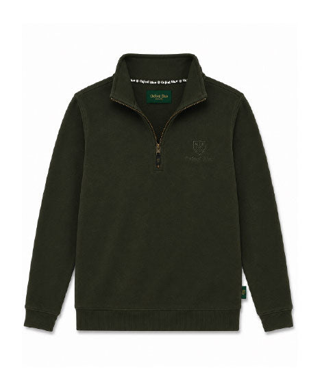 MSS05 - Mens Ayr Sweatshirt - Khaki - Oxford Blue