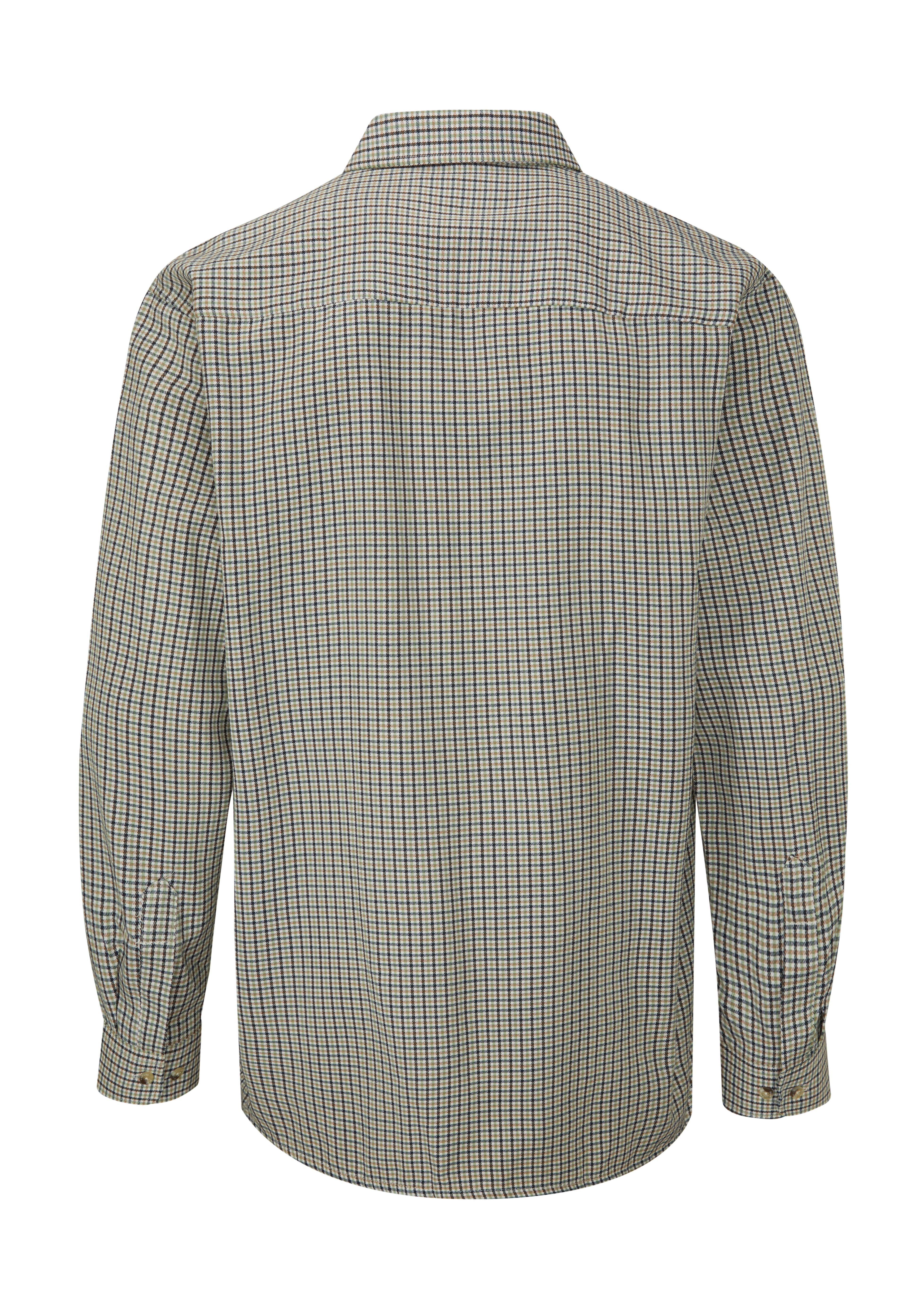 SH2 - Men's Dogstooth Shirt - NAVY - Oxford Blue