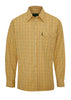 SH39 - Men's Darwen Check Shirt - MUSTARD - Oxford Blue
