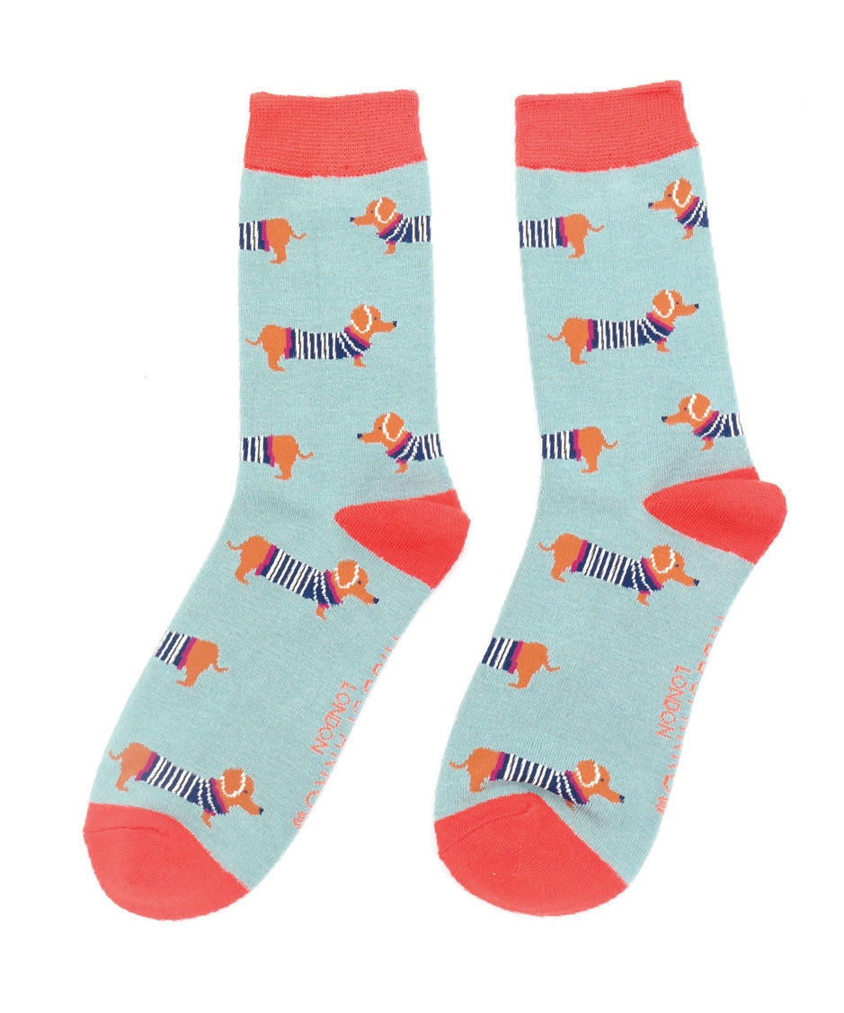 Ladies Parisian Pups - Faded Denim - Oxford Blue