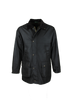 W01 - Men's Countryman Wax Jacket - BLACK - Oxford Blue