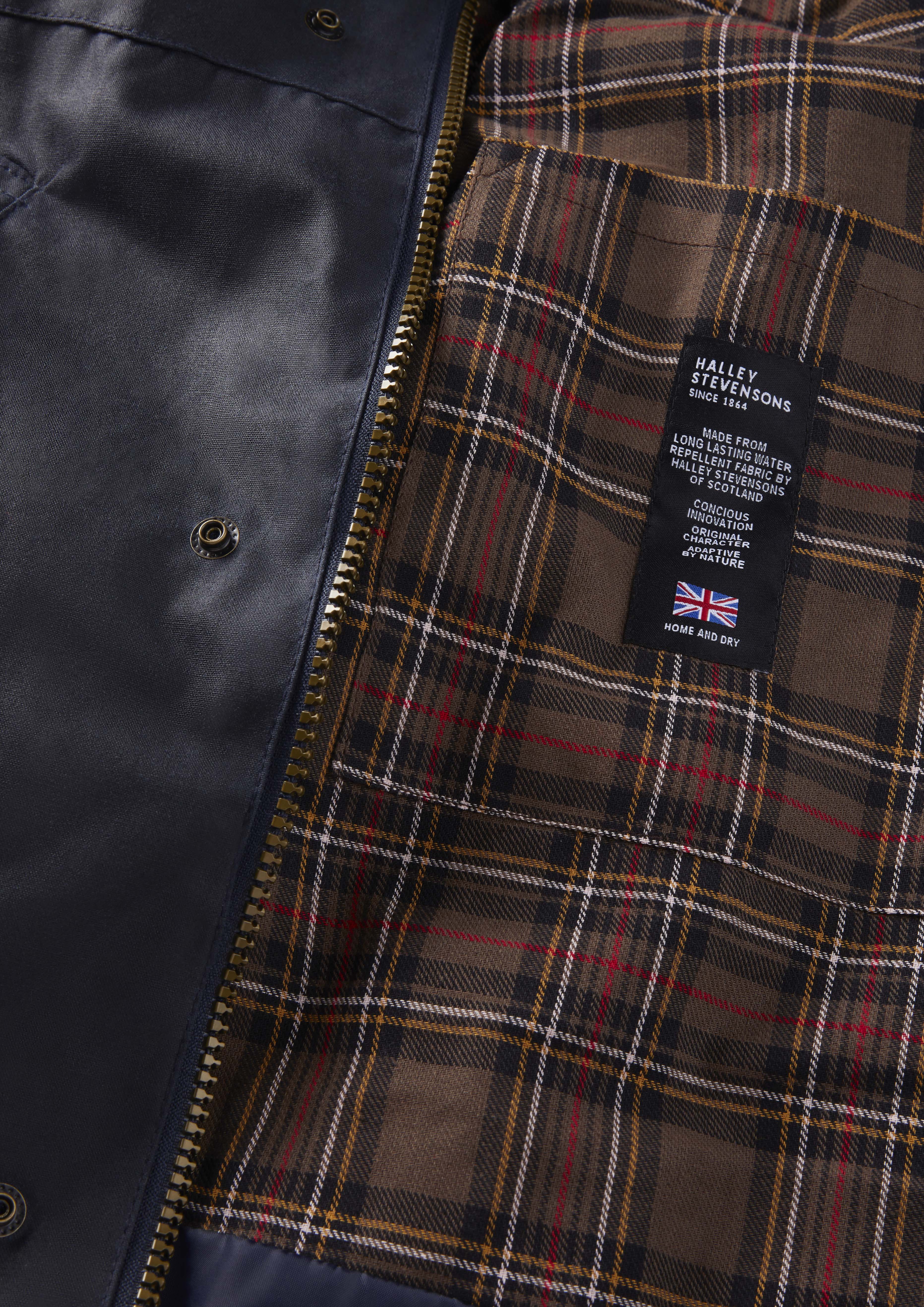 W01 - Men's Countryman Wax Jacket - NAVY - Oxford Blue
