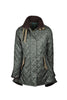 W15 - Womens Roxy Quilted Jacket - DARK OLIVE - Oxford Blue