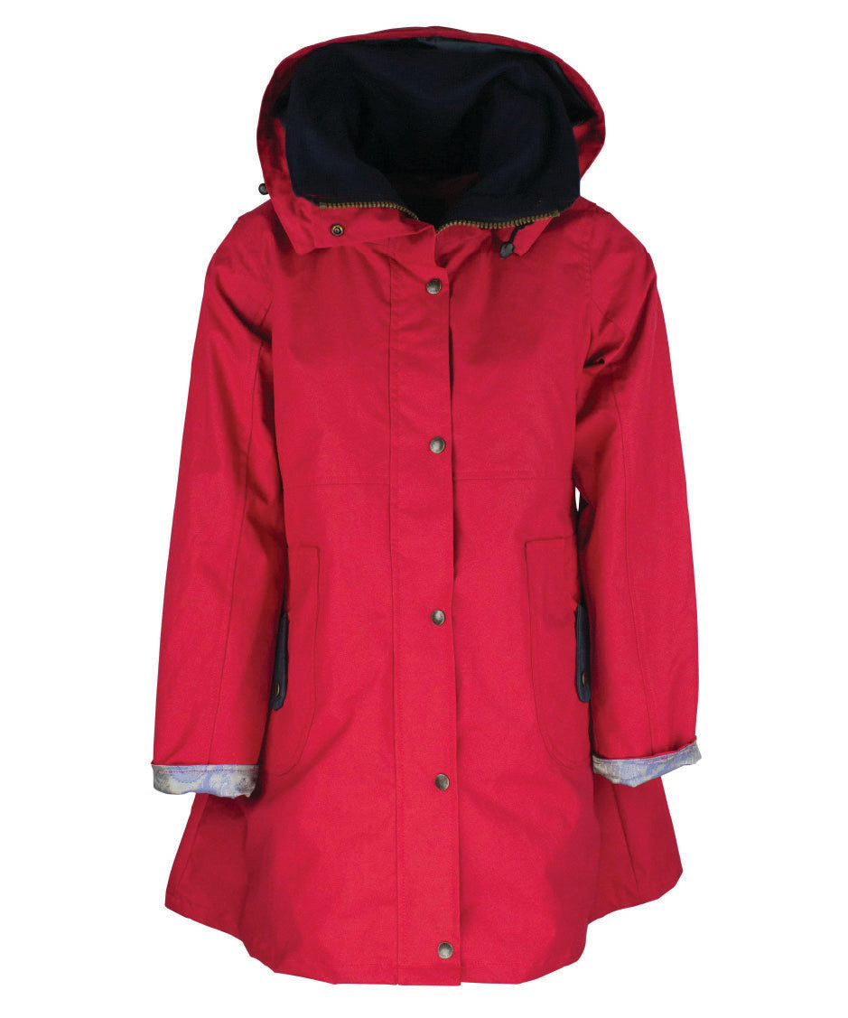 W234 - Women's New England Discovery - RED - Oxford Blue