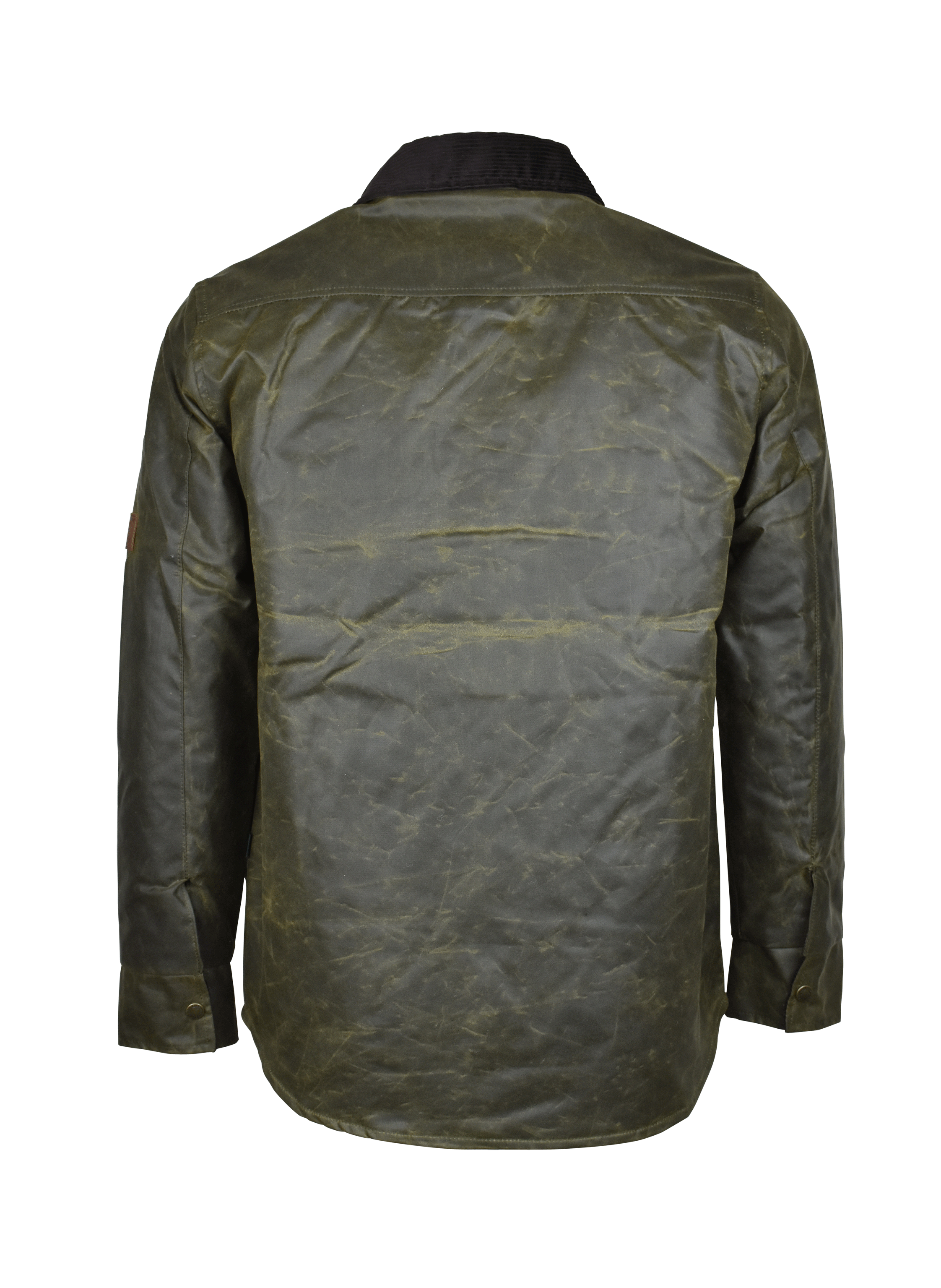 W26 - Men's Alum Antique Wax Overshirt - GREEN - Oxford Blue