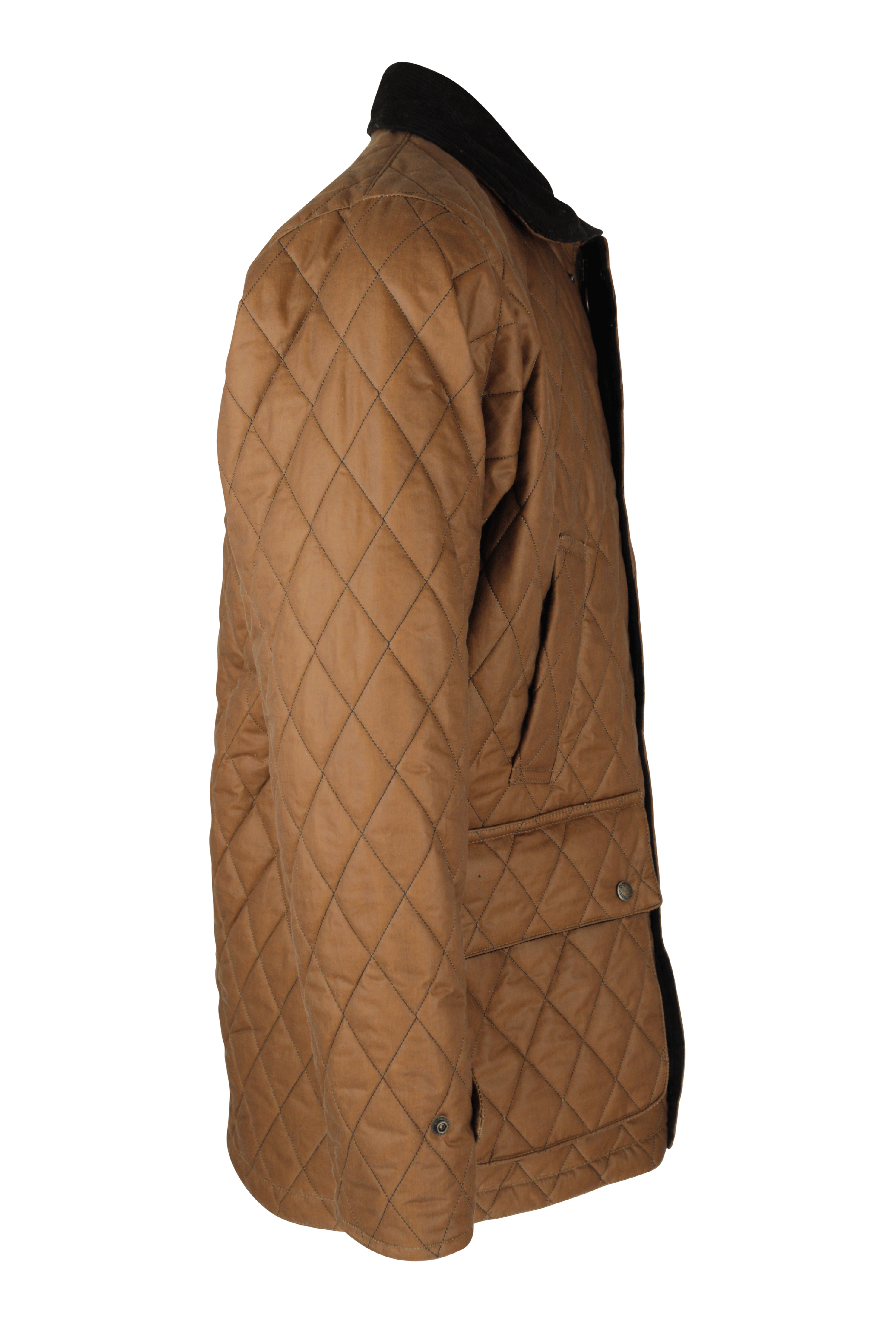 W27 - Men's Aarhus Quilted Wax Coat - SAND