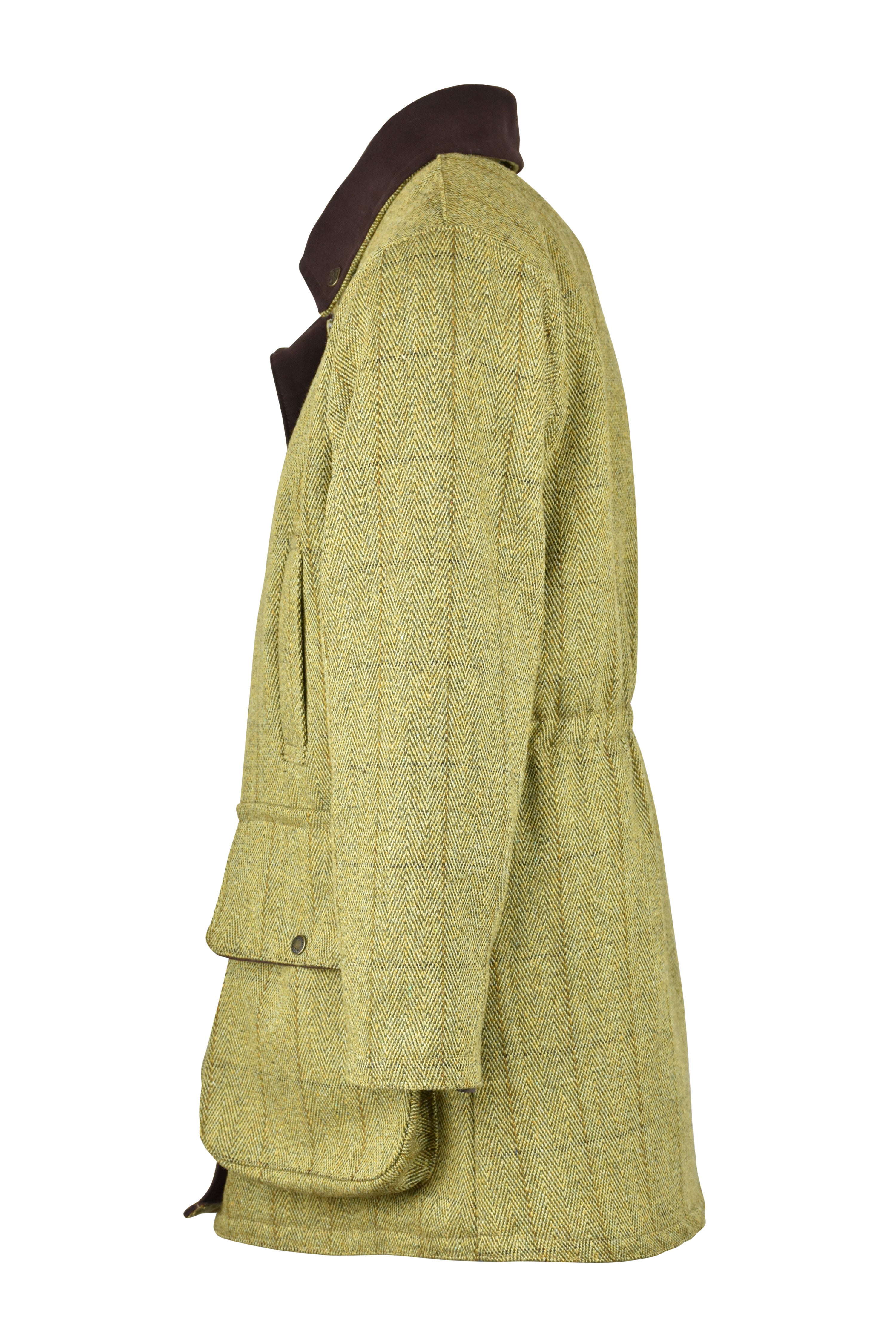 W29 - Ladies Brampton Tweed Coat SAGE (5433/21) - Oxford Blue