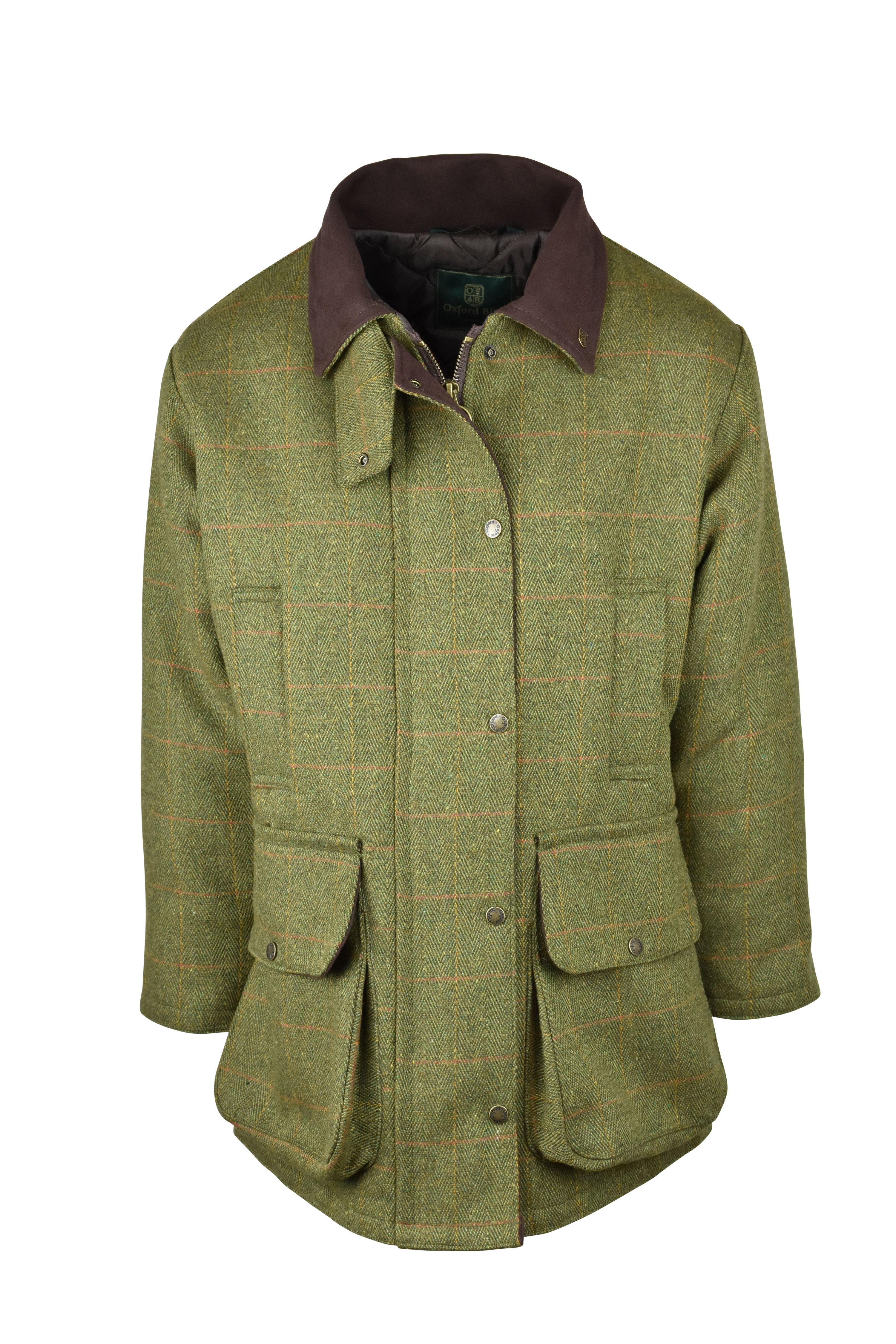 W29 - Ladies Brampton Tweed Coat LOAVT (5433/22) - Oxford Blue