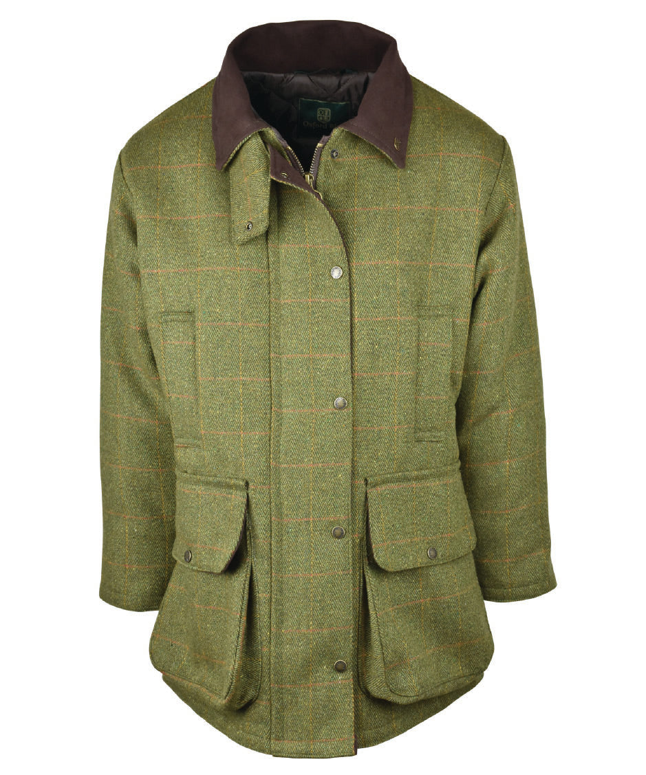W29 - Ladies Brampton Tweed Coat LOAVT (5433/22) - Oxford Blue