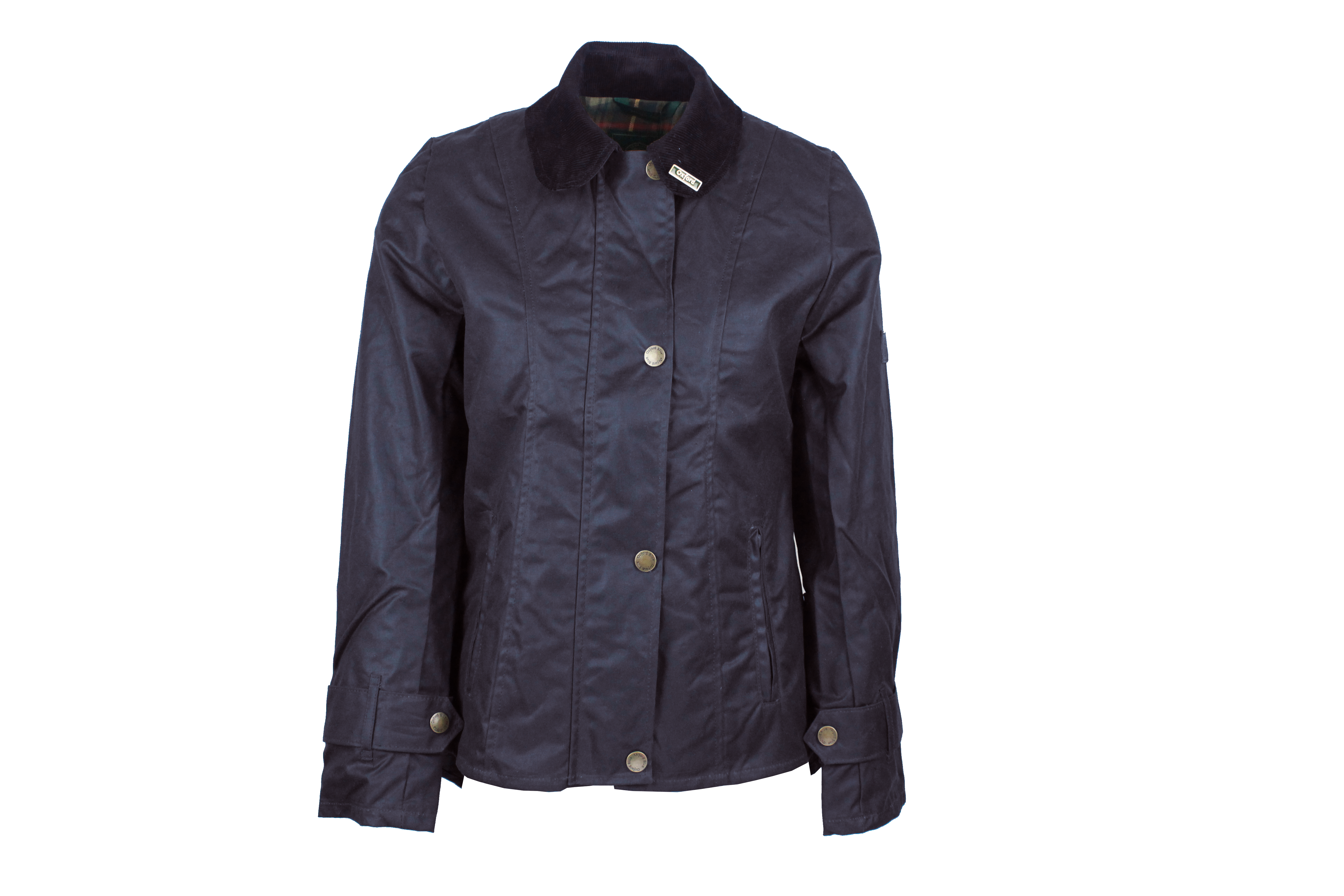 W308 - Women's Ambre Wax Jacket - NAVY - Oxford Blue