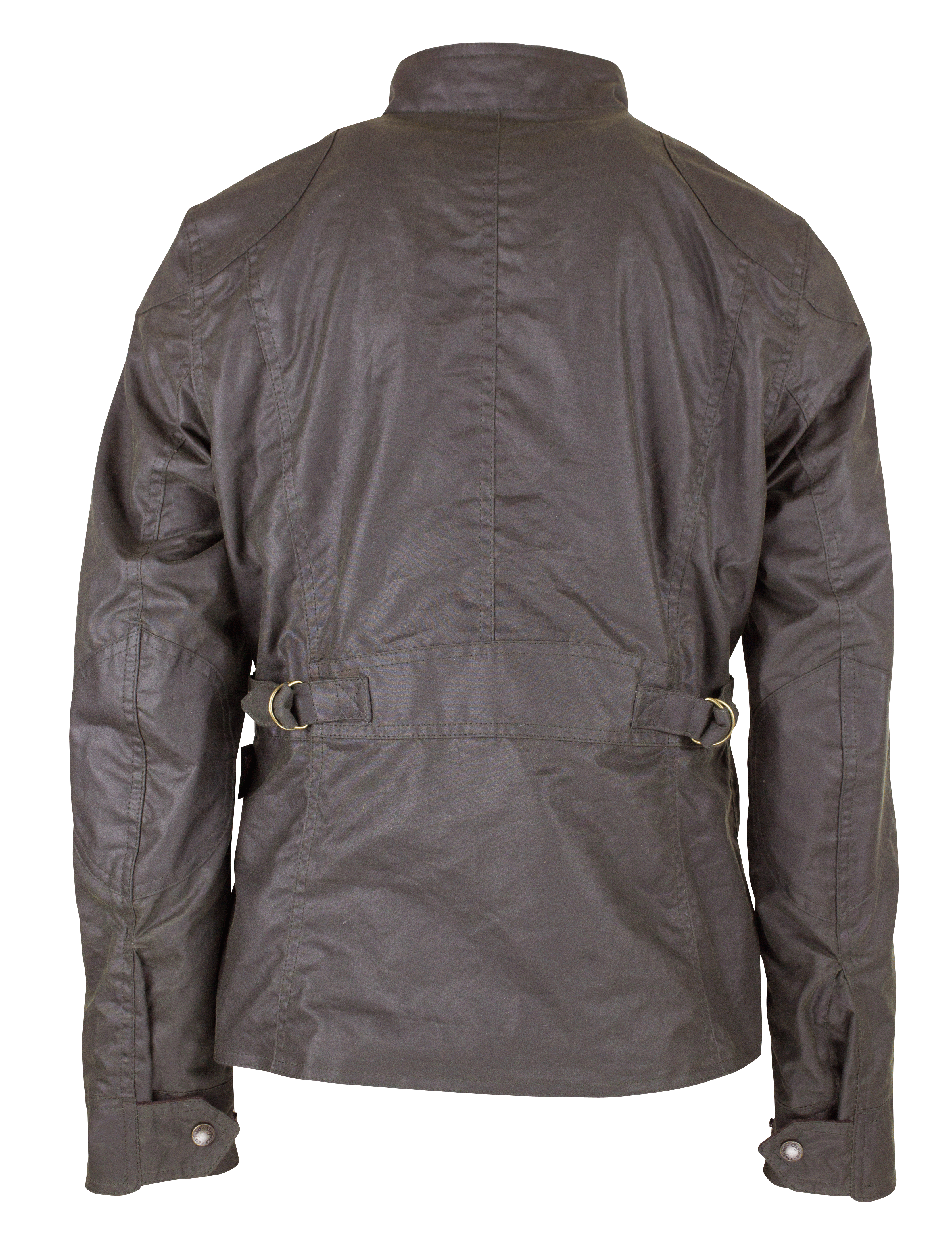 W31 - Ladies New York Biker - BROWN - Oxford Blue