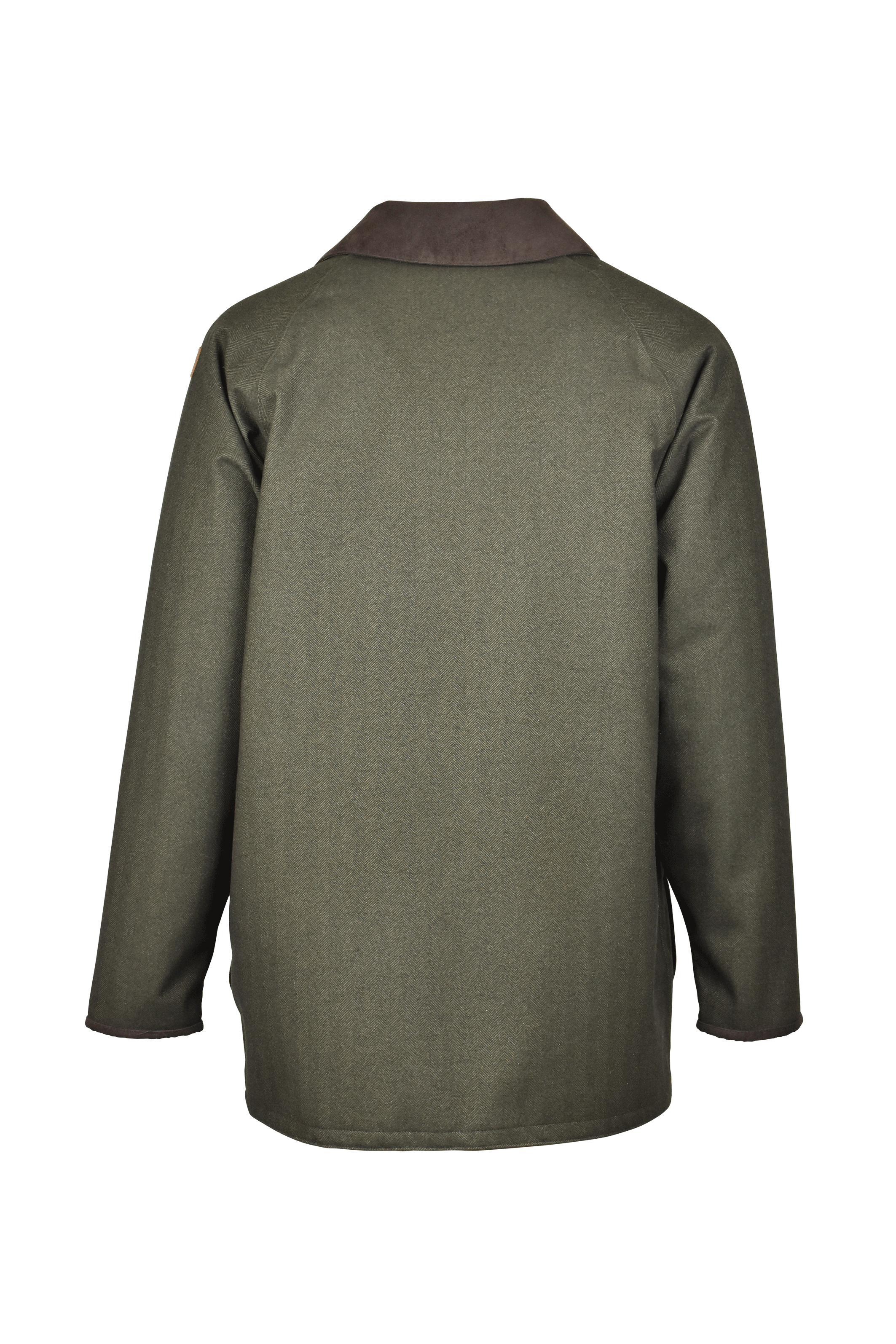 W40 - Men's Hamilton Performance Coat - BROWN - Oxford Blue