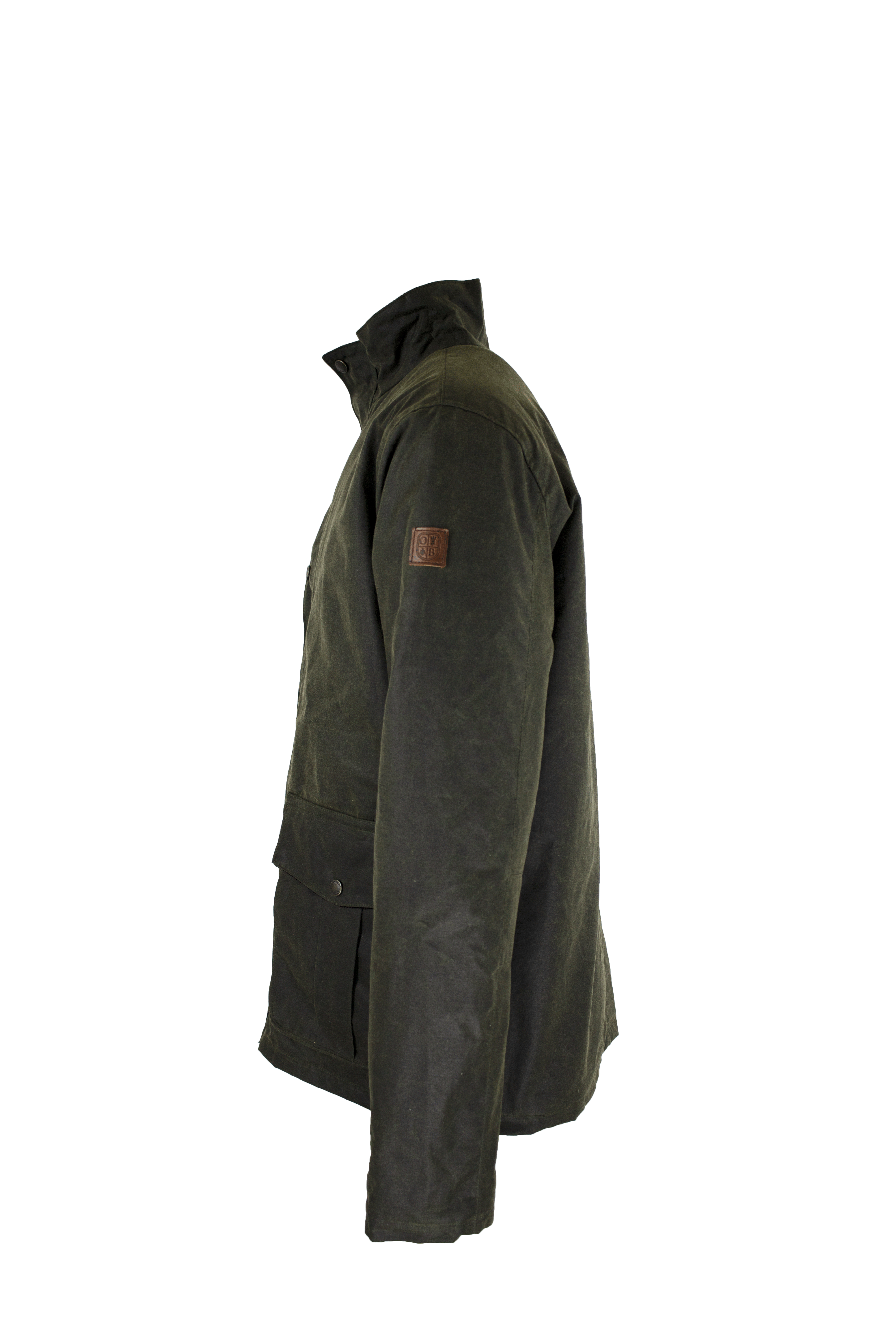 W50 - Men's Kendal Antiquity Wax Jacket - GREEN - Oxford Blue