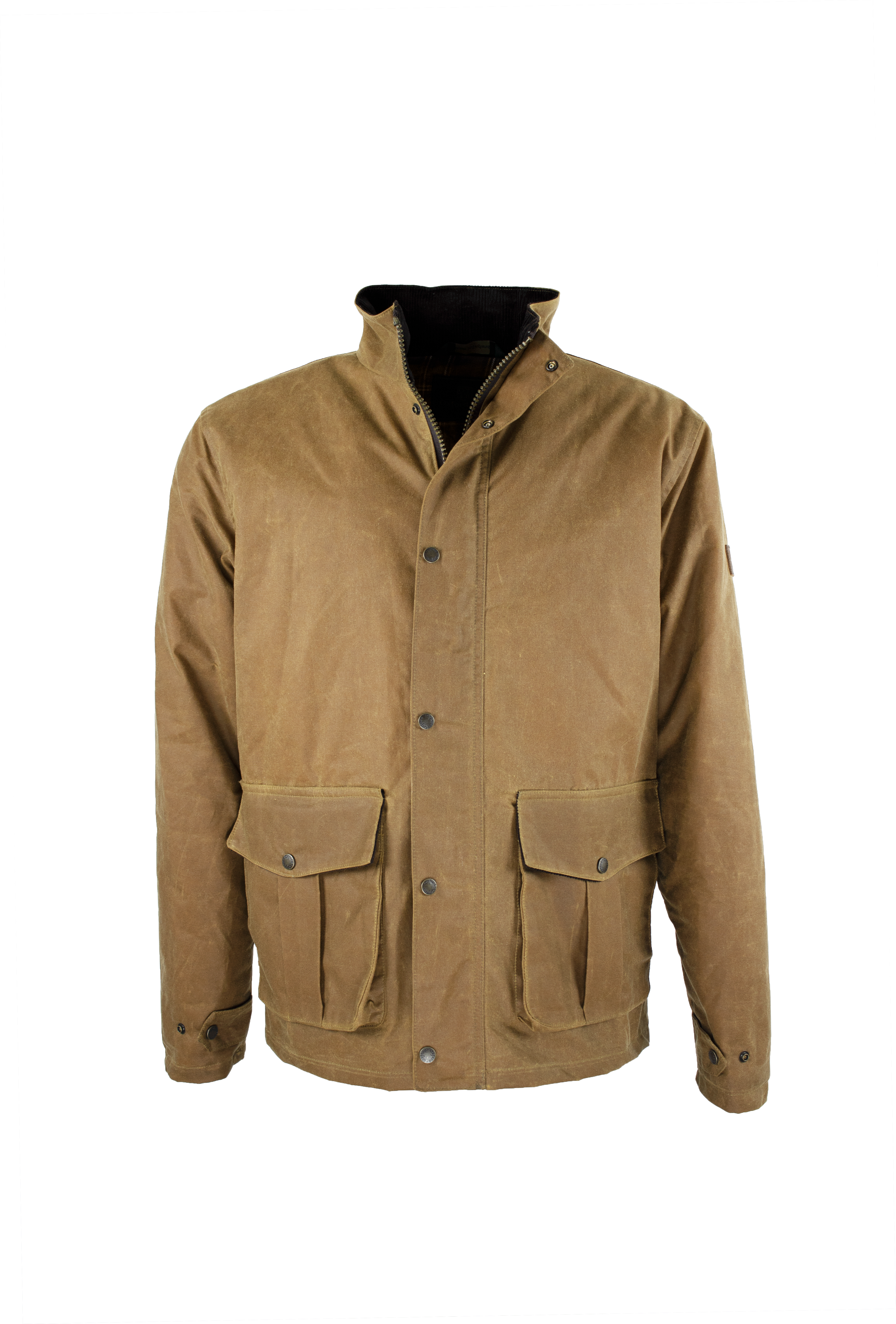 W50 - Men's Kendal Antiquity Wax Jacket - SAND - Oxford Blue