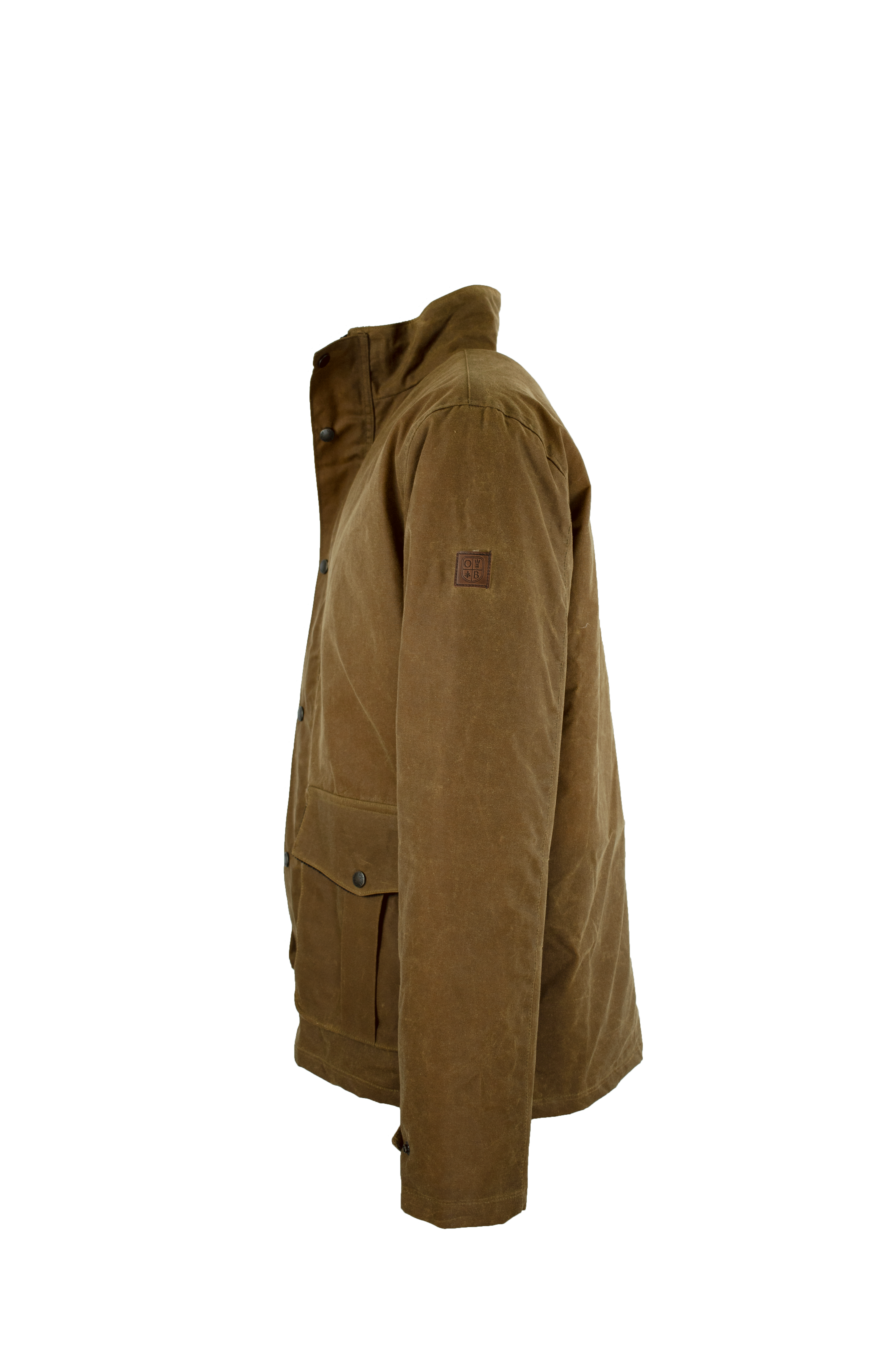W50 - Men's Kendal Antiquity Wax Jacket - SAND - Oxford Blue