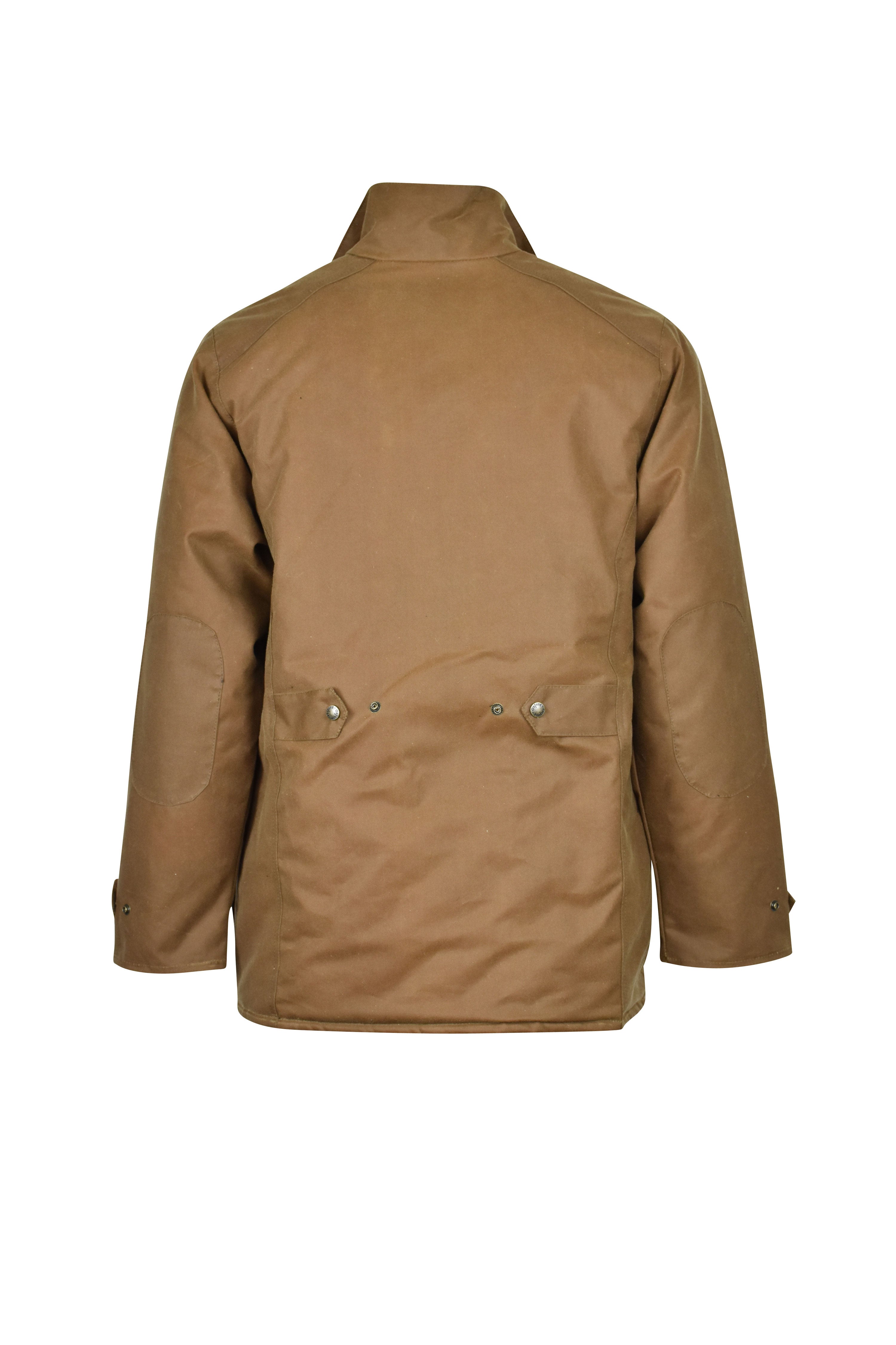 W71 - Men's Fiskar Padded Wax Coat - SAND - Oxford Blue