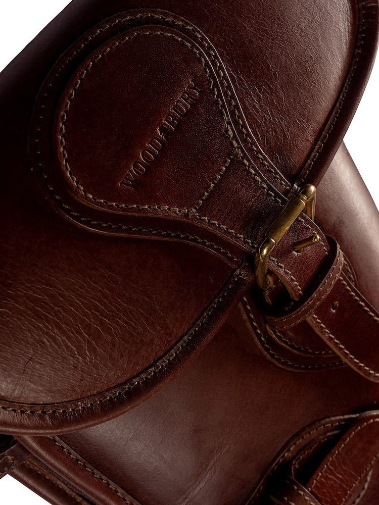 Woodbury Leather Gunslip - BROWN - Oxford Blue