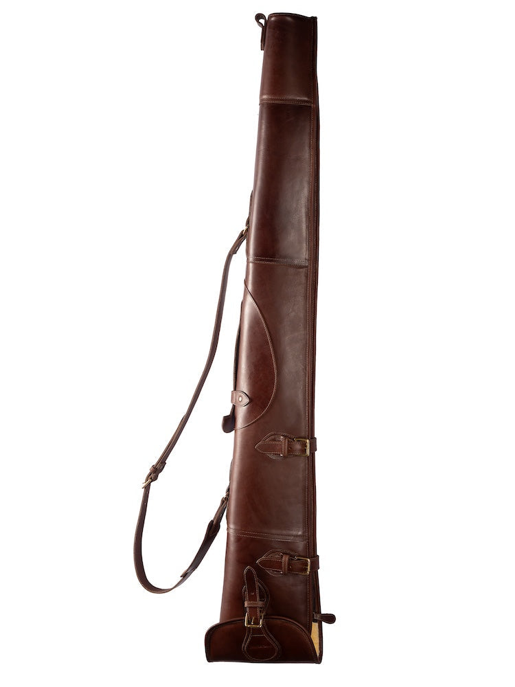 Woodbury Leather Gunslip - BROWN - Oxford Blue