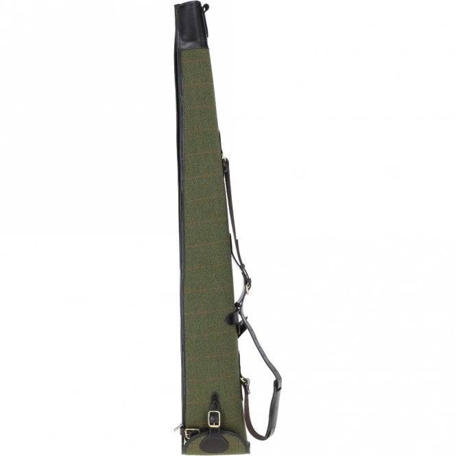 Savoy Tweed/Leather Gunslip - LOVAT (5433/22) - Oxford Blue