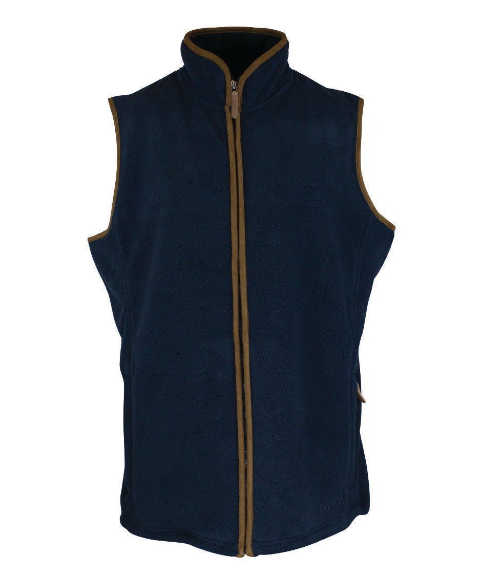 LF201 - Ladie's Fleece Gilet - NAVY - Oxford Blue
