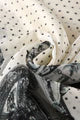 Cavalry & Armour Polka Dot Silk Scarf - Cream - Oxford Blue