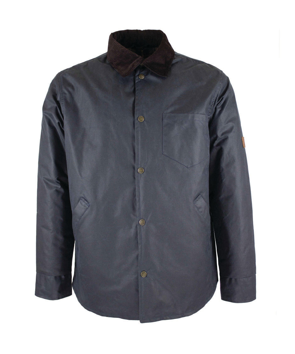 W26 - Men's Alum Antique Wax Overshirt - NAVY - Oxford Blue