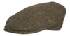 HW20 - Walker Wool Tweed Cap - BROWN CHECK - Oxford Blue