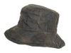 HW25 - Women's Ascot Tartan Wax Hat - HONEY - Oxford Blue
