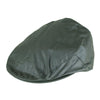 HW31 - Wax Flat Cap - GREEN - Oxford Blue